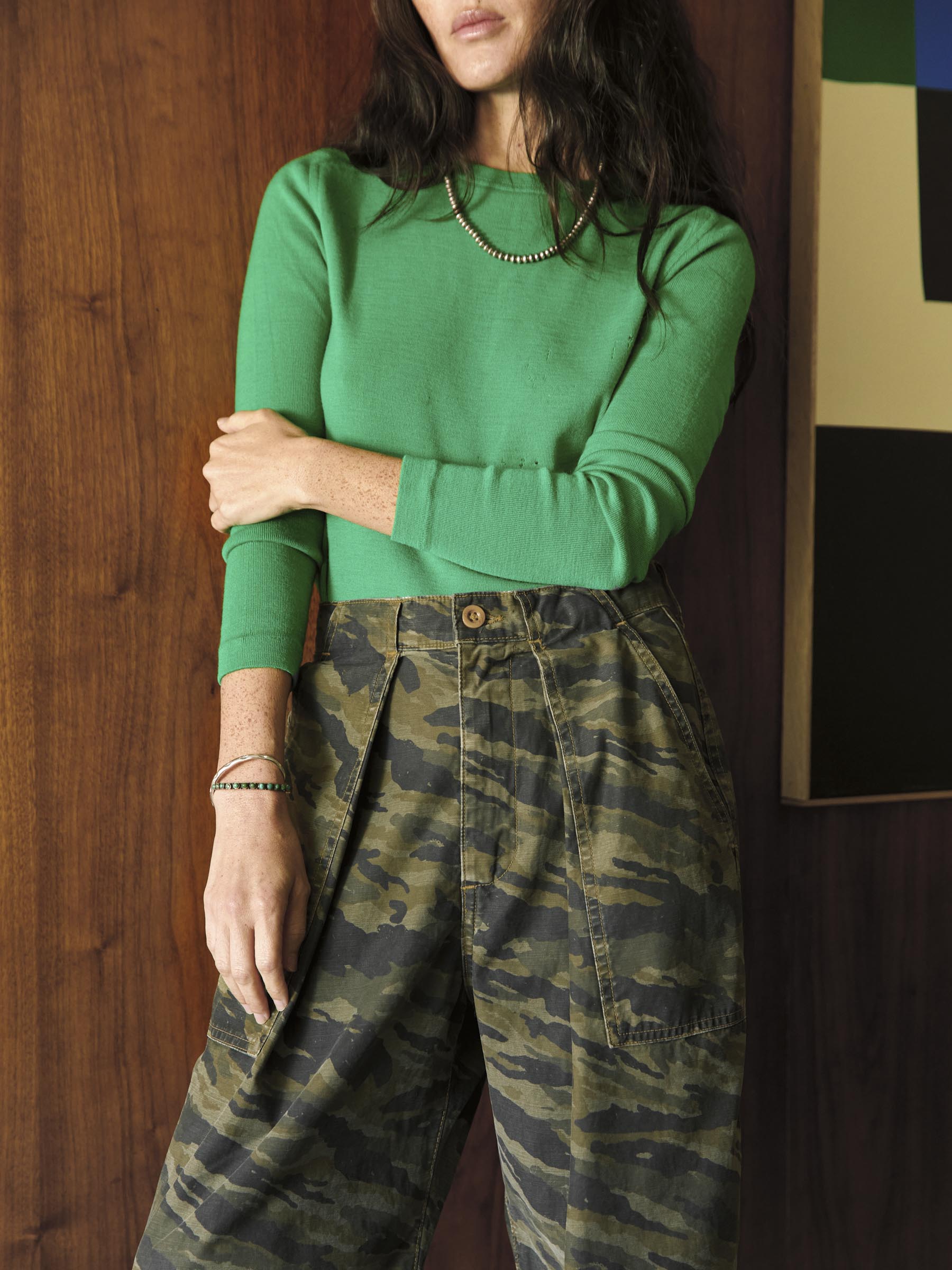service trouser in brushstroke camo - Image 5