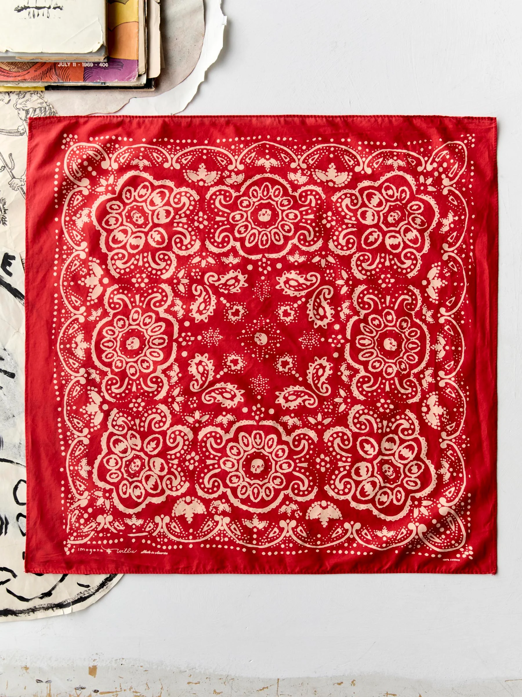 the "muerta" bandana