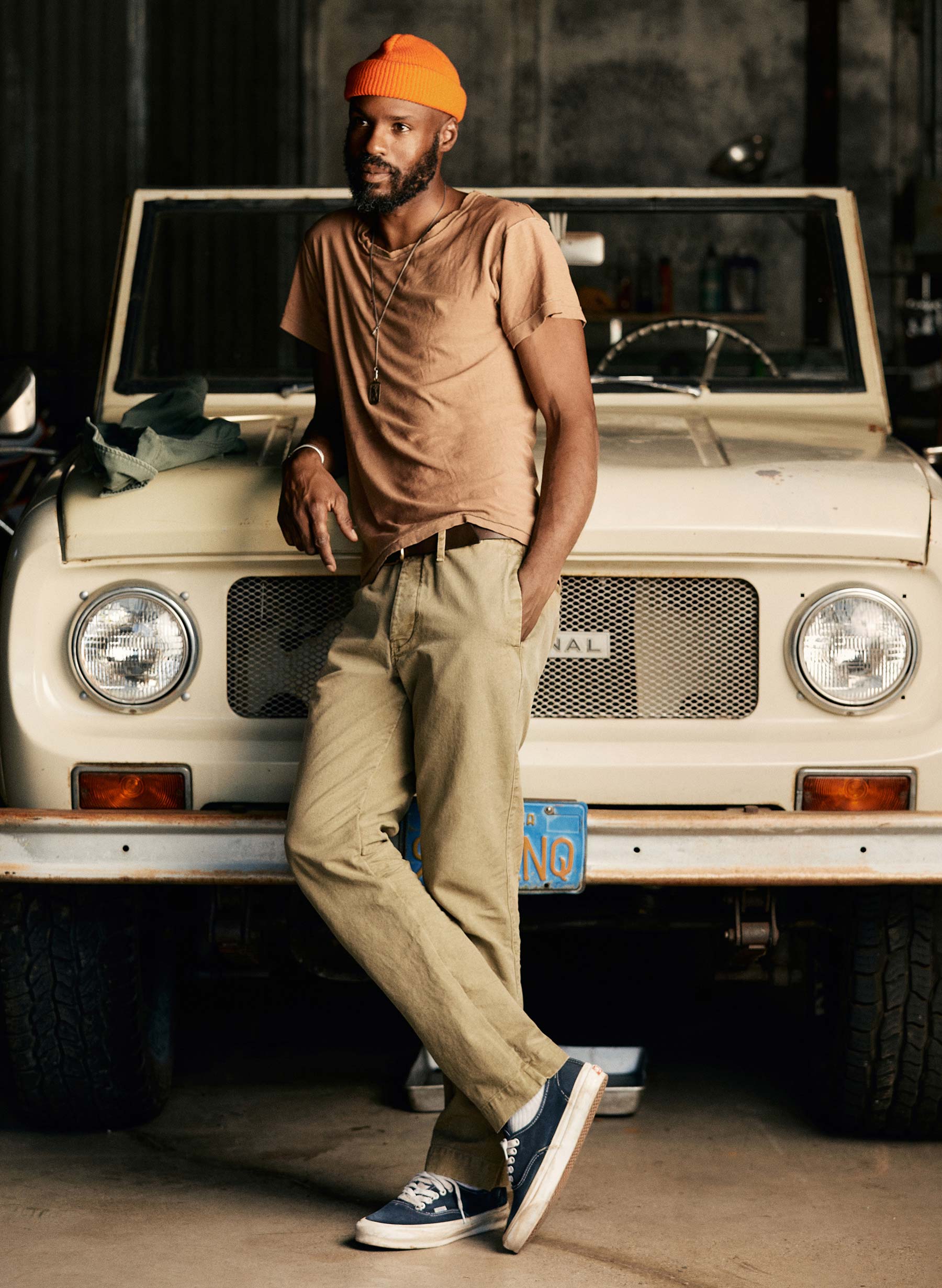 all american chino in field tan - Image 6
