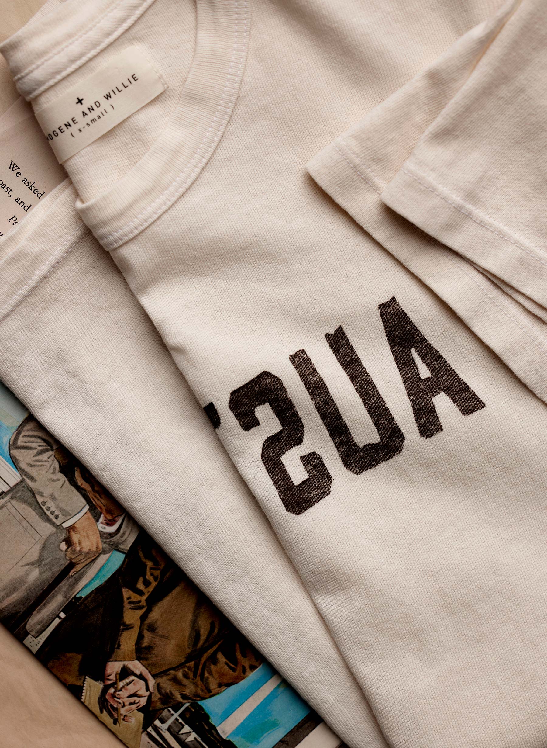 the "austin" tee in vintage white - Image 4