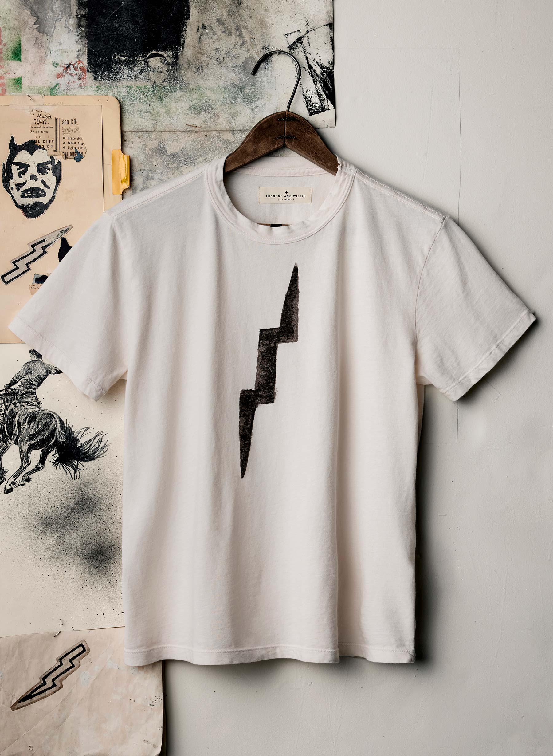 the "bolt" tee in vintage white - Image 3