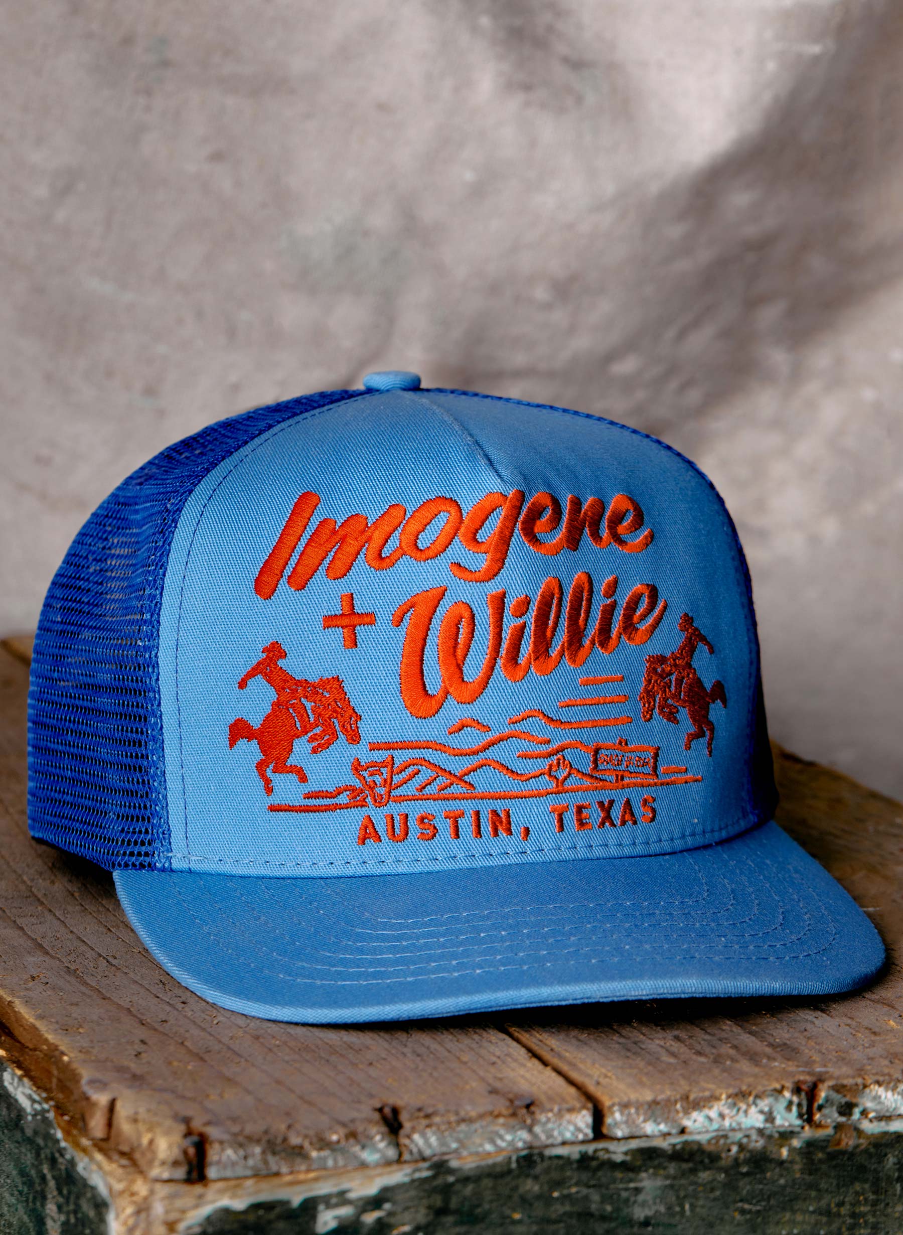 the "bronco" trucker in blue - Image 3