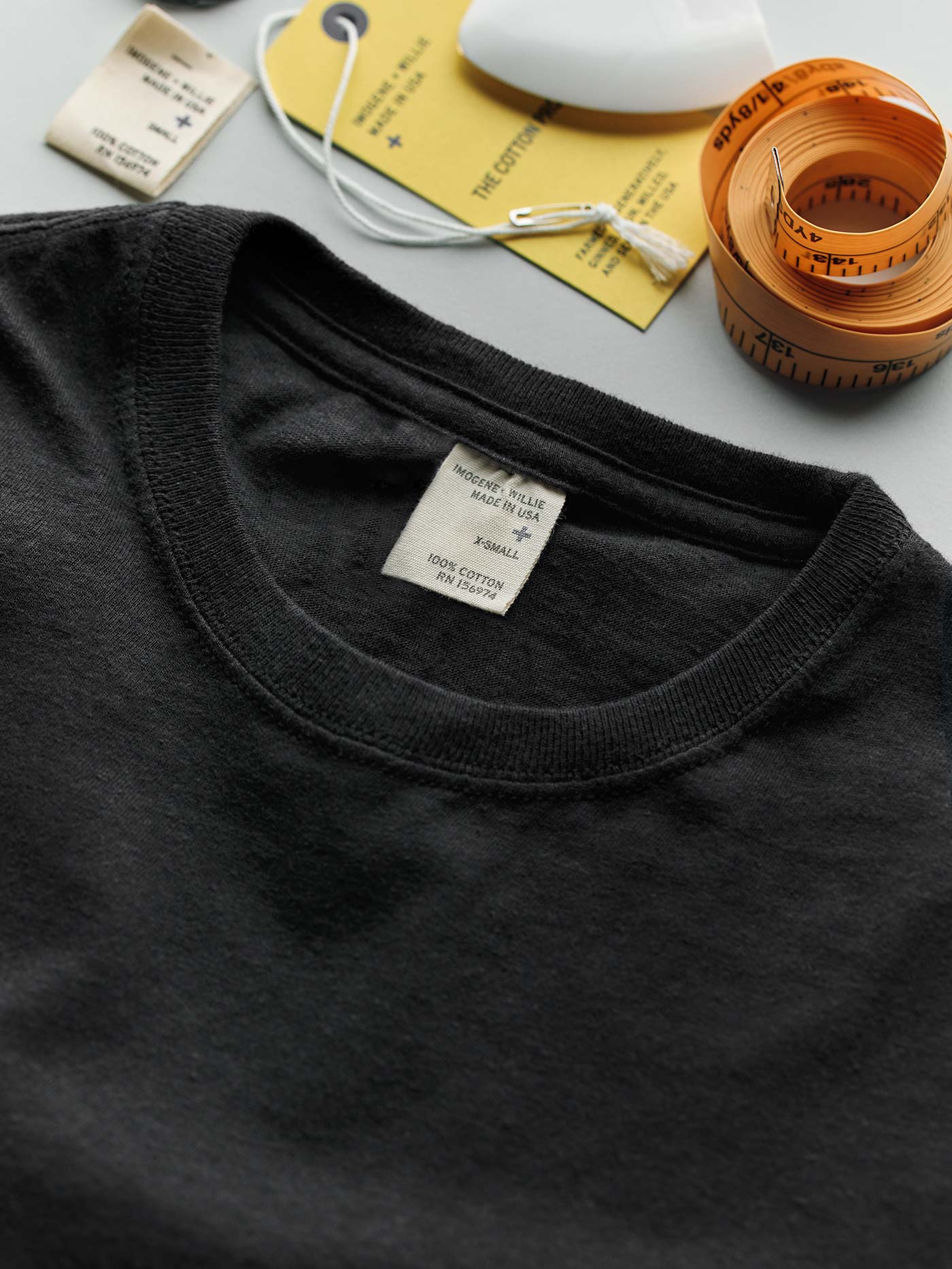the cotton project tee in faded black (2-pack) - Image 6