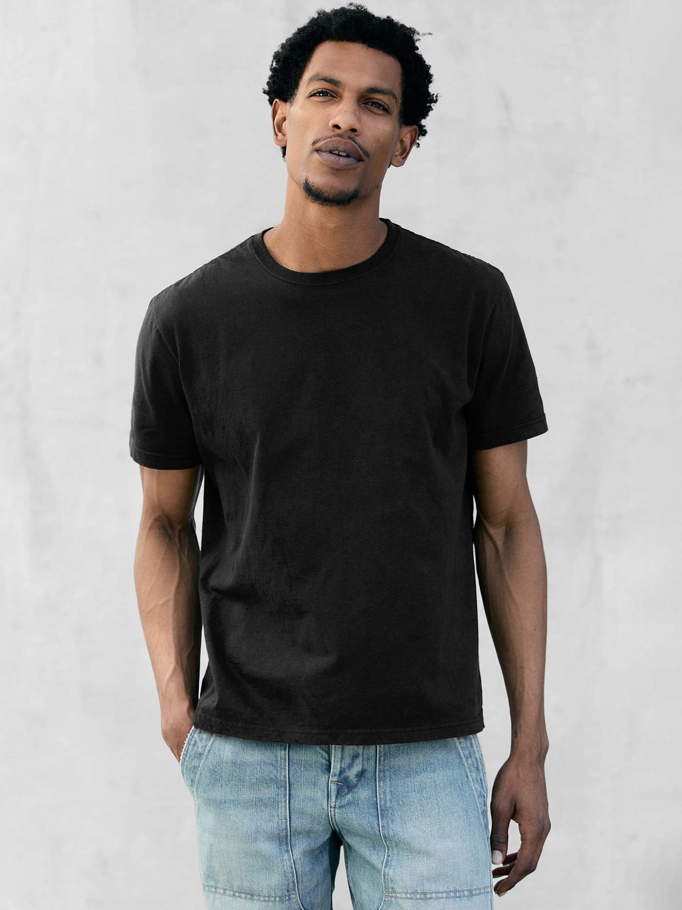 the cotton project tee in faded black - Image 3