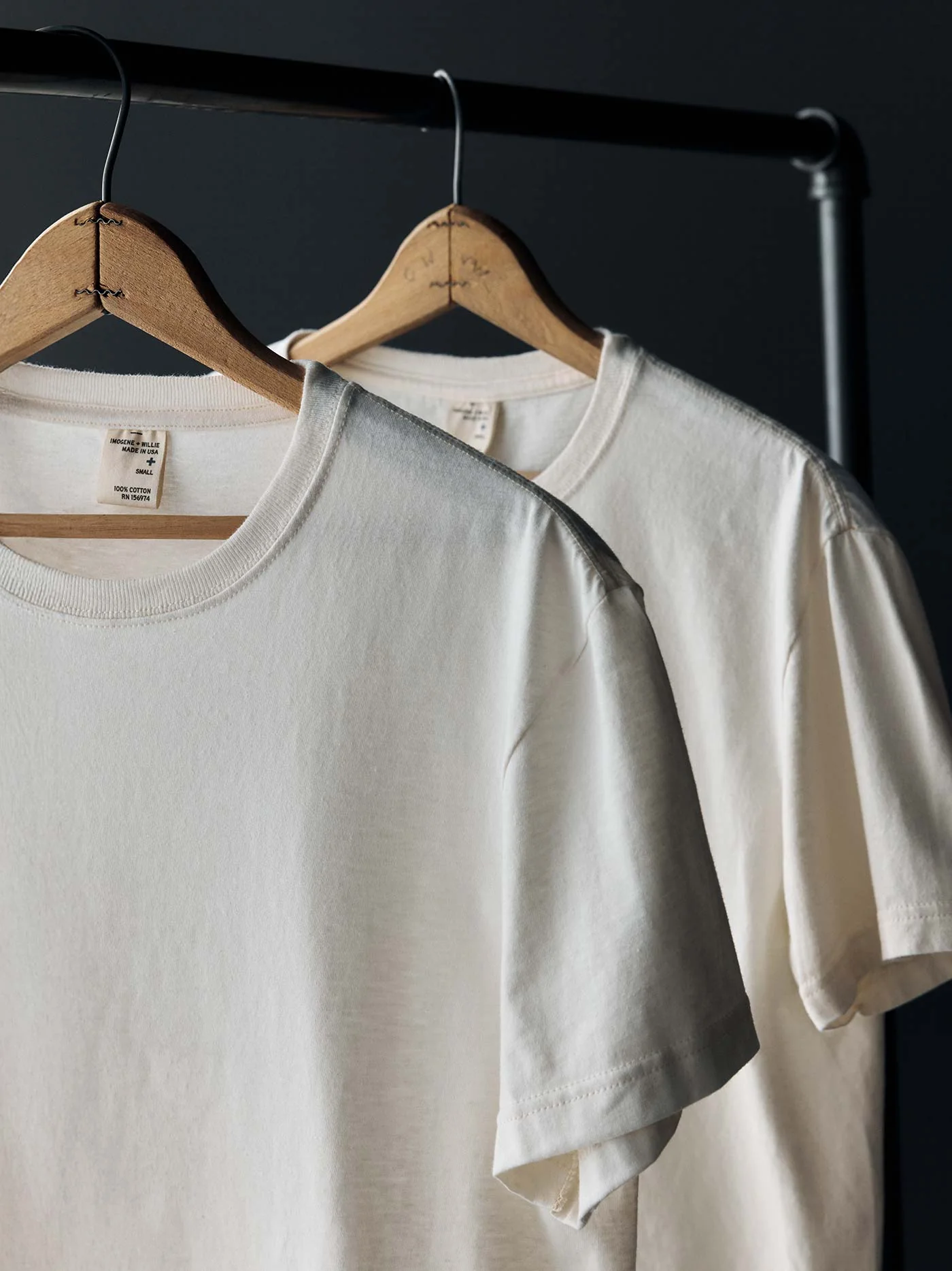 the cotton project tee in vintage white (2-pack) - Image 8