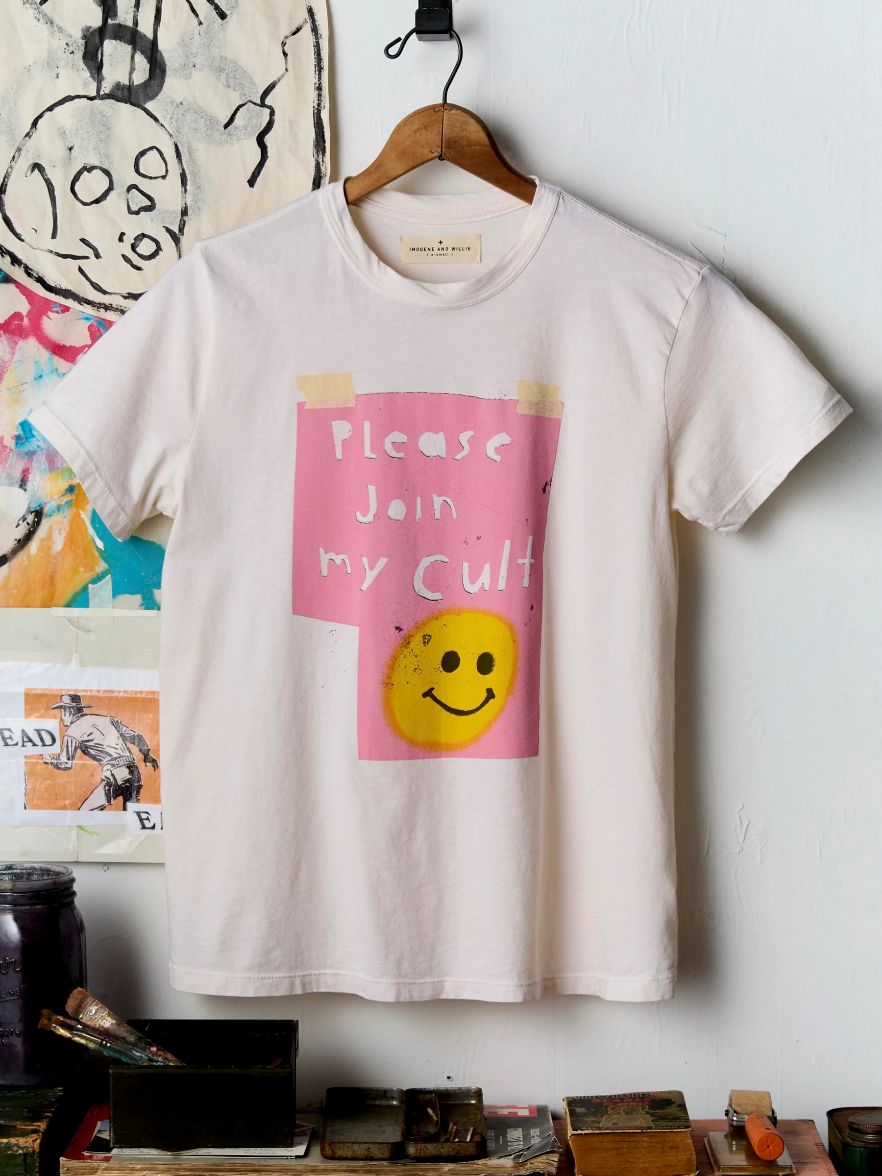 the "cult" tee