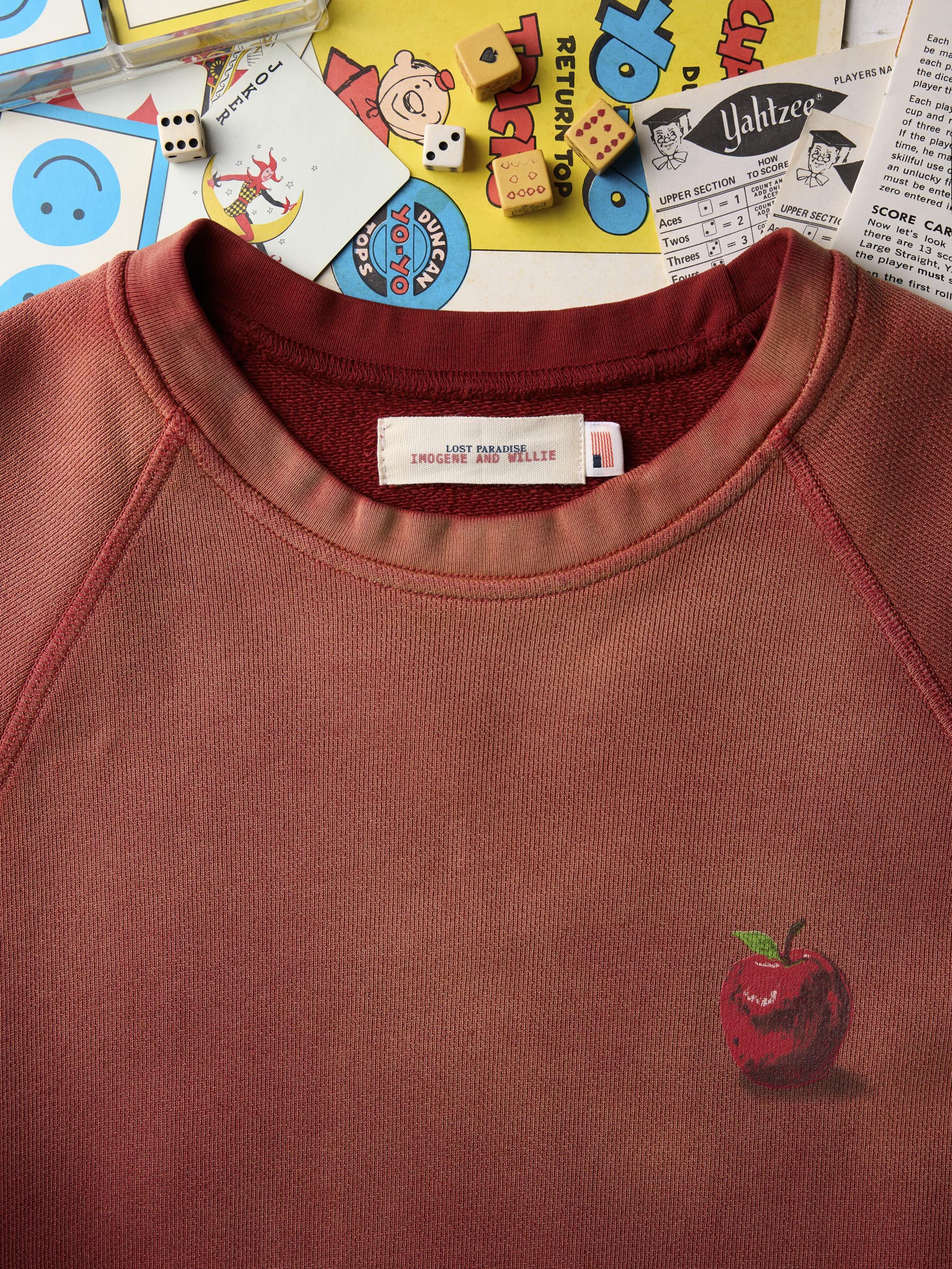 the "forbidden fruit" raglan crew - Image 2