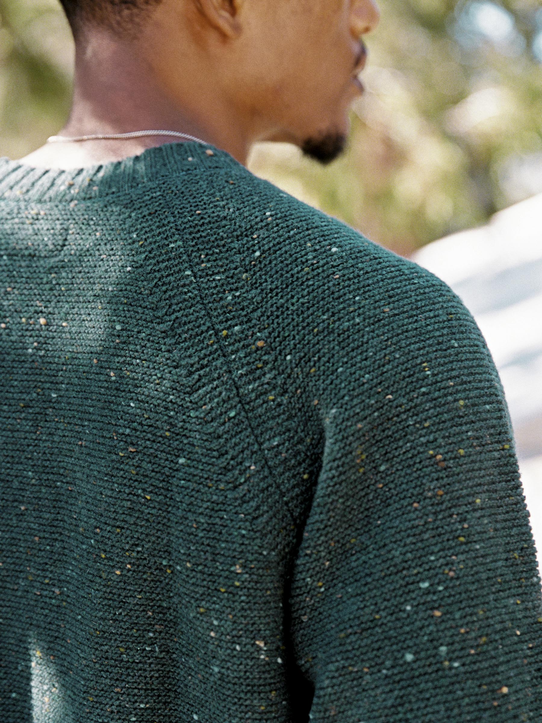galway wool sweater in spruce nep - Image 9