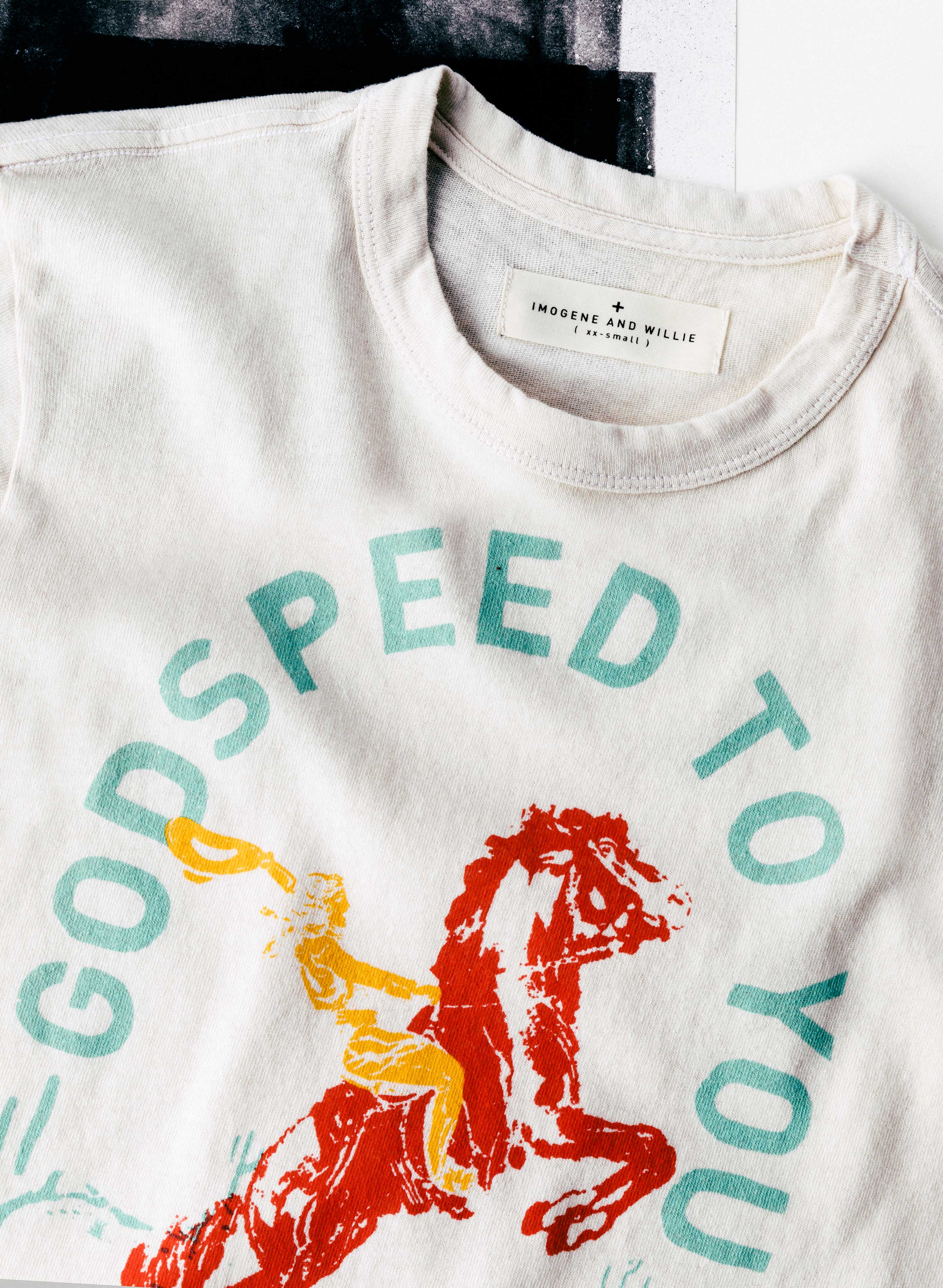 the "godspeed" tee in vintage white - Image 3