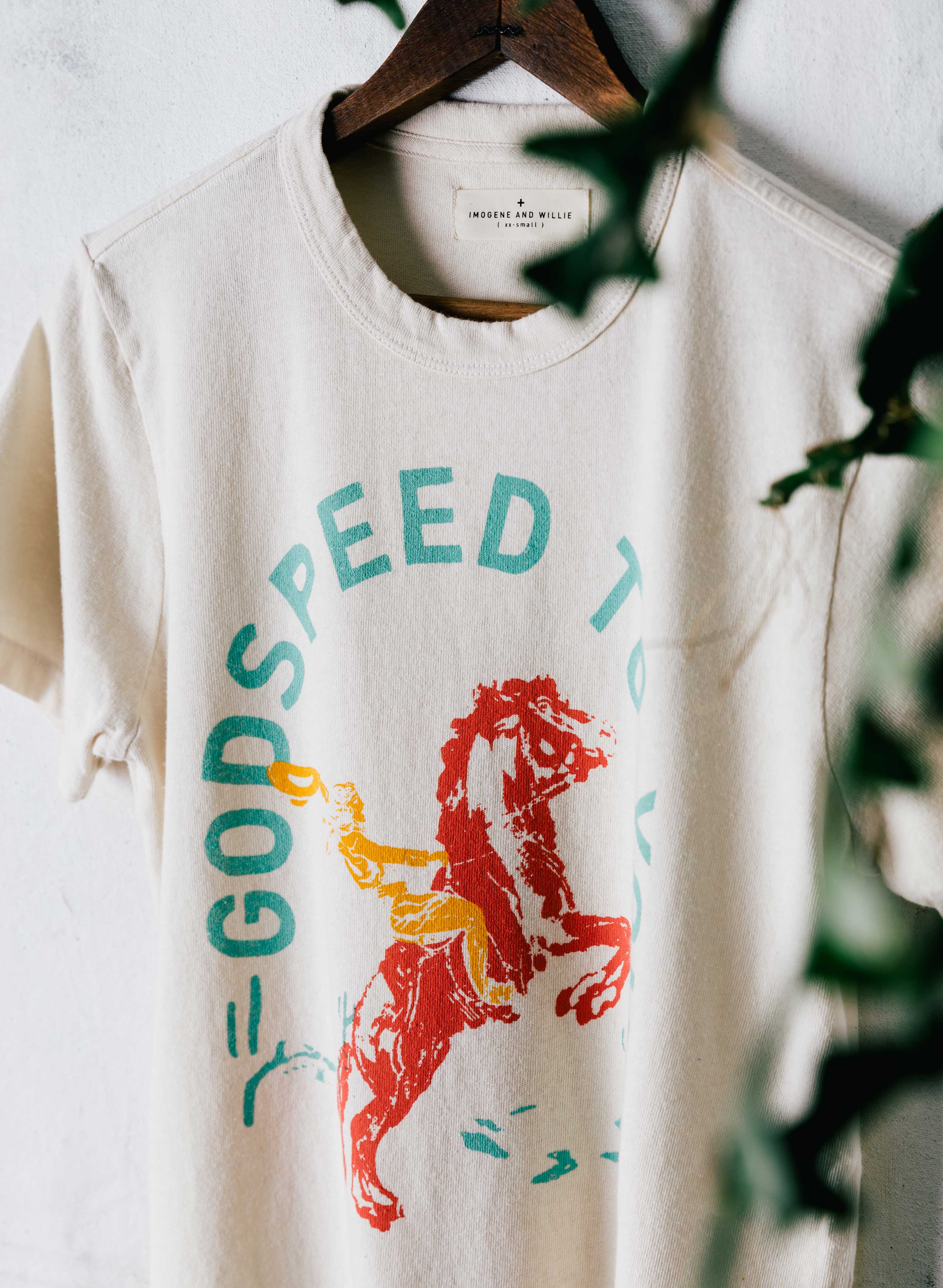the "godspeed" tee in vintage white - Image 5