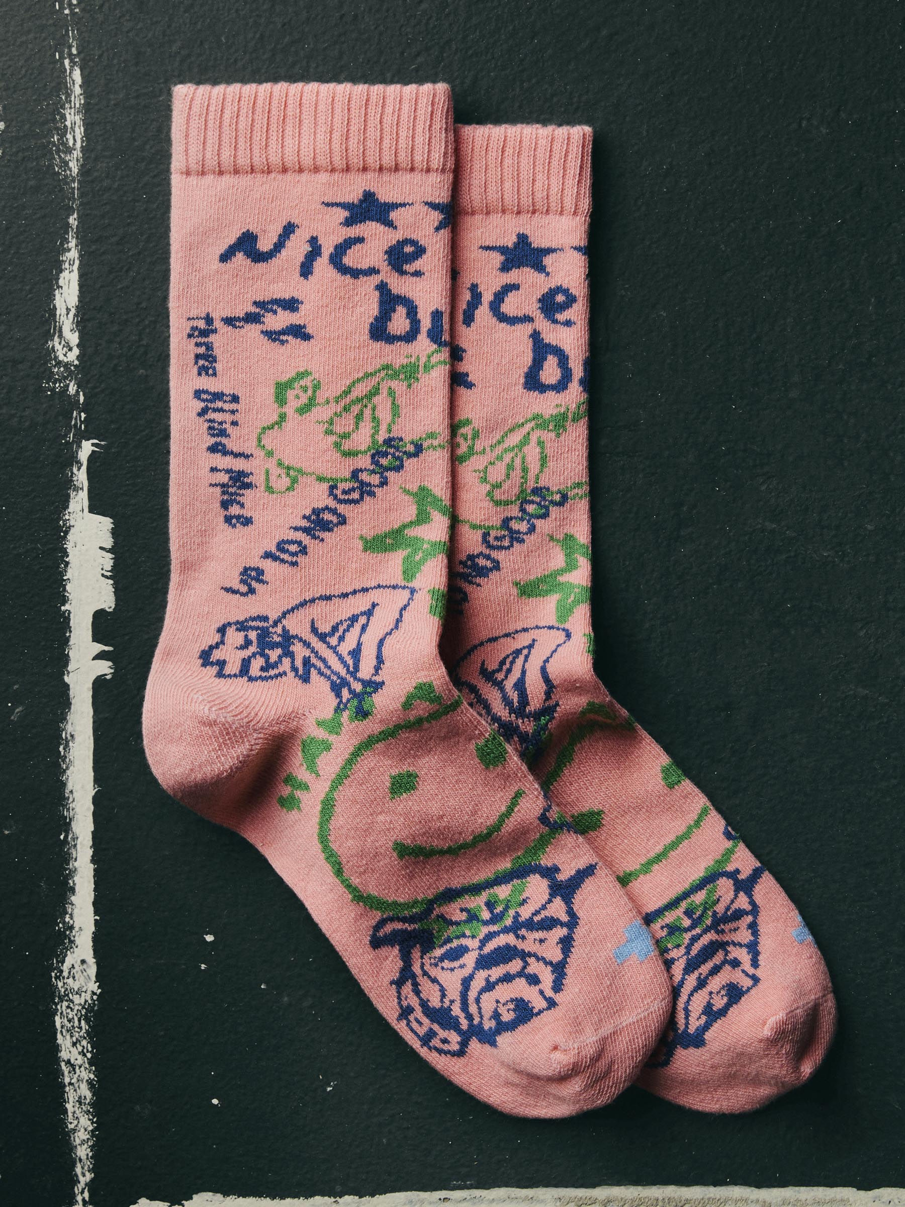 the "graffiti" sock