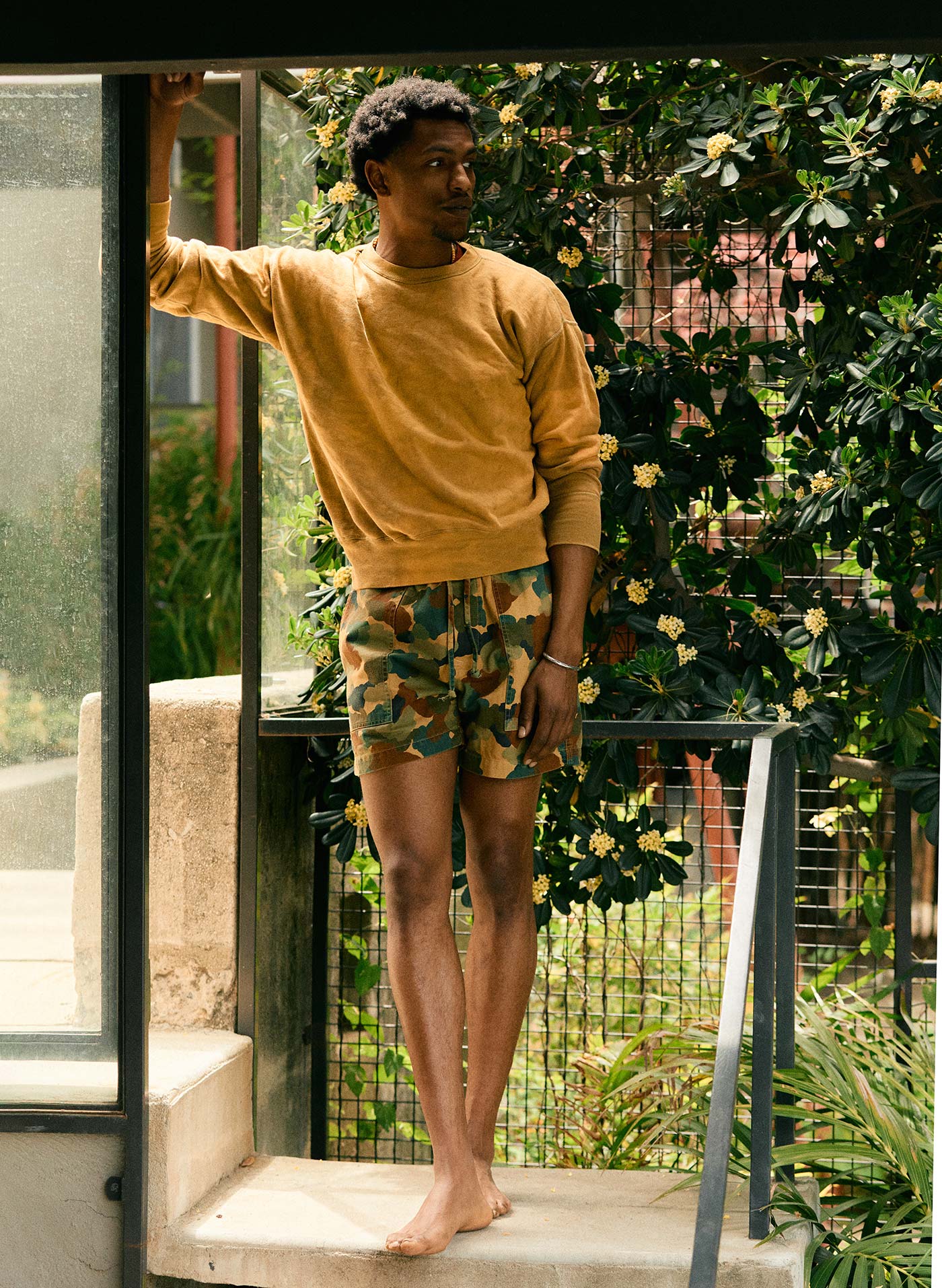 the lounge short in camo - Image 3