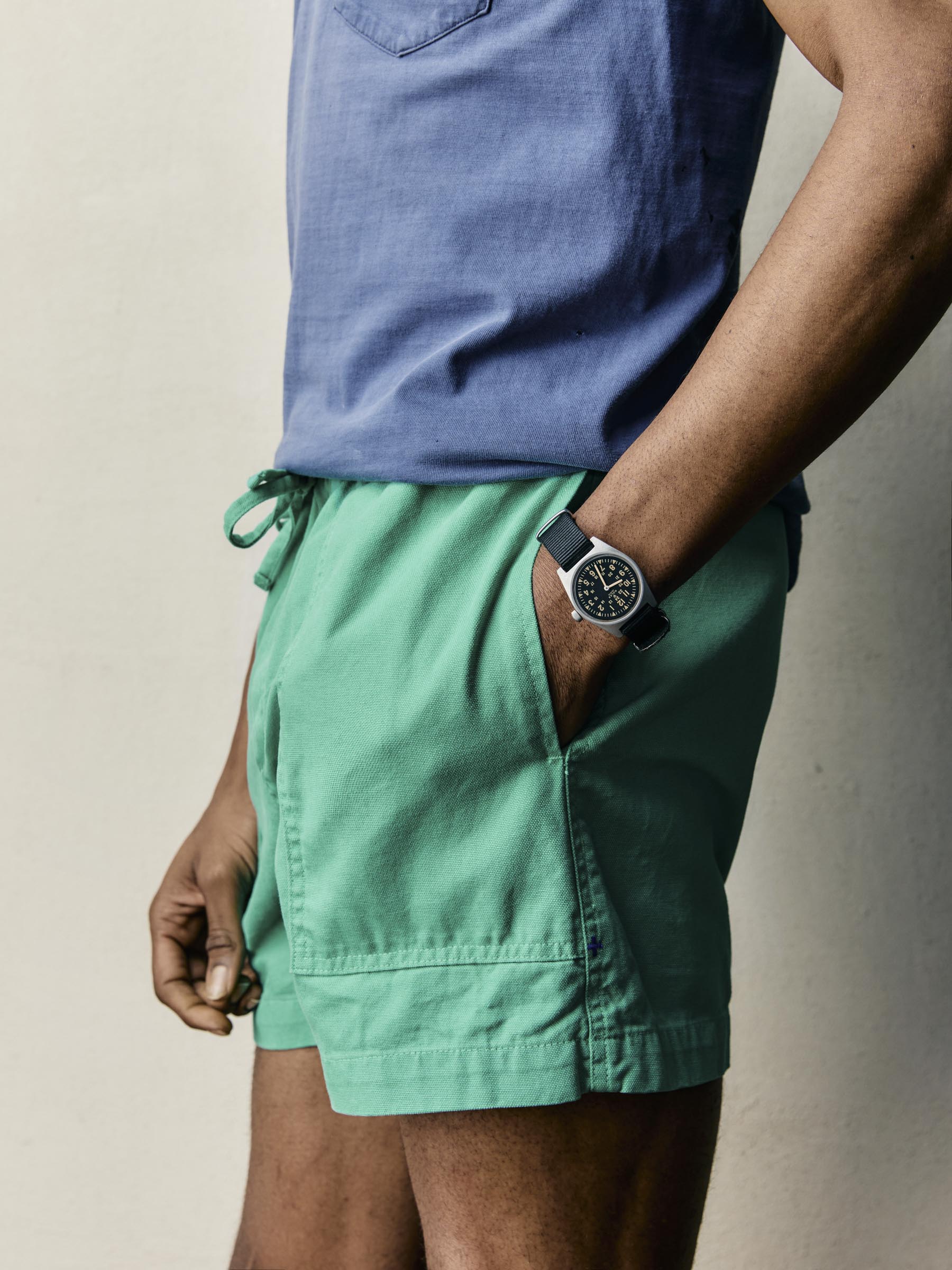 the lounge short in seagreen - Image 3