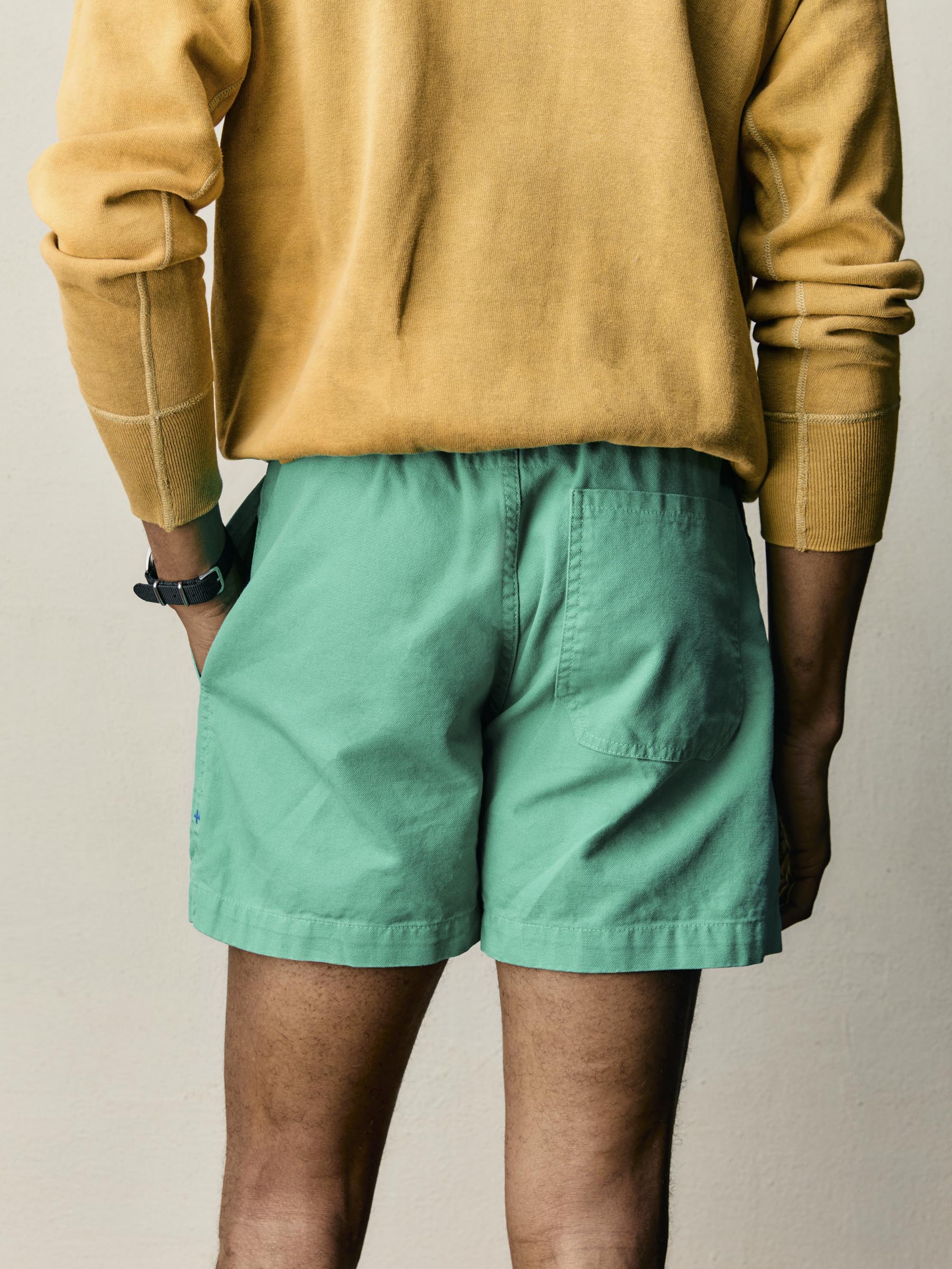 the lounge short in seagreen - Image 4