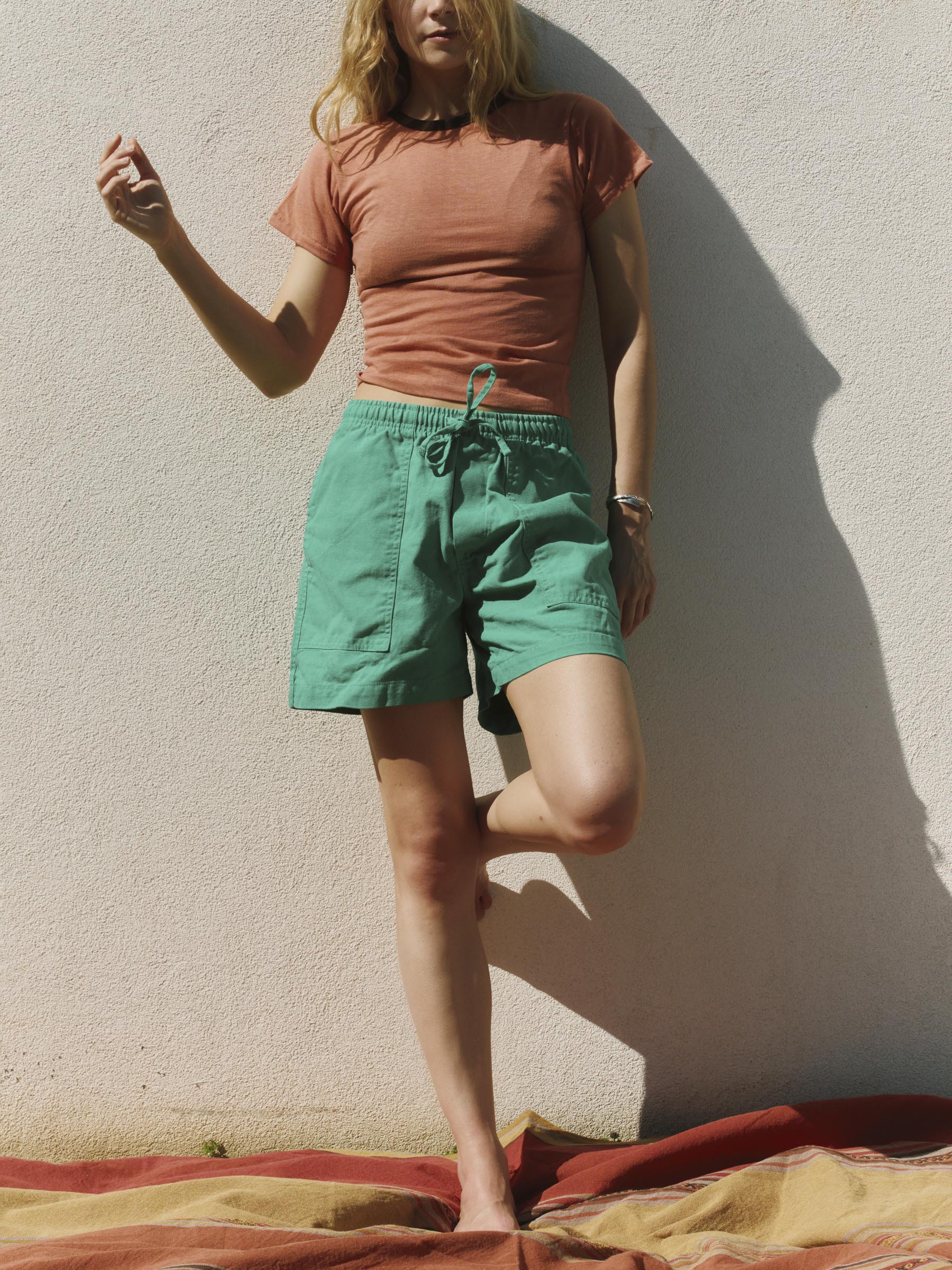 the lounge short in seagreen