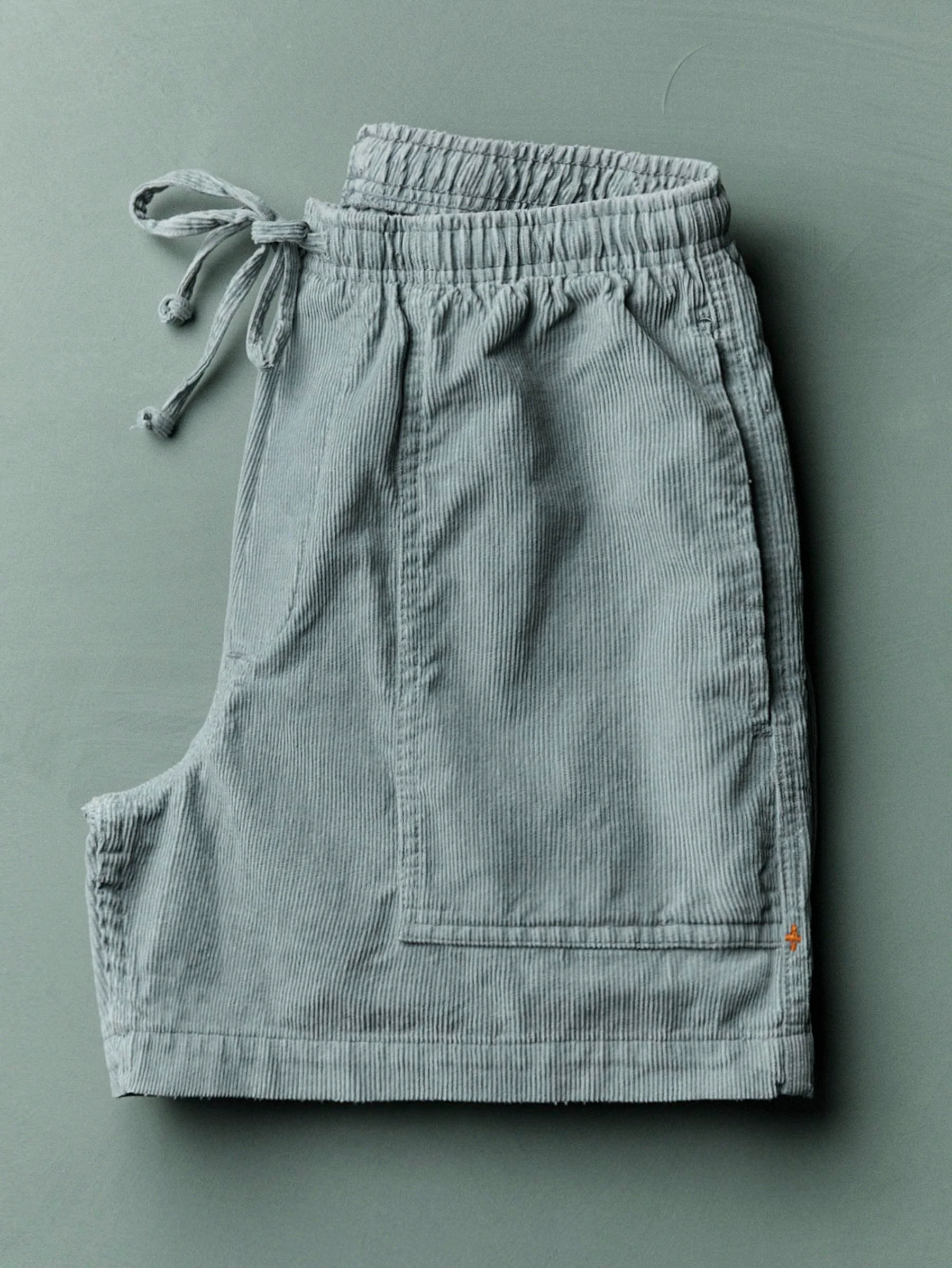 the lounge short in sunfaded blue cord - Image 6