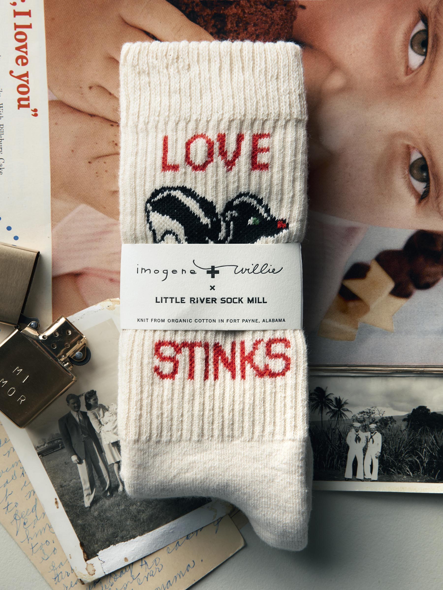 the "love stinks" sock - Image 2