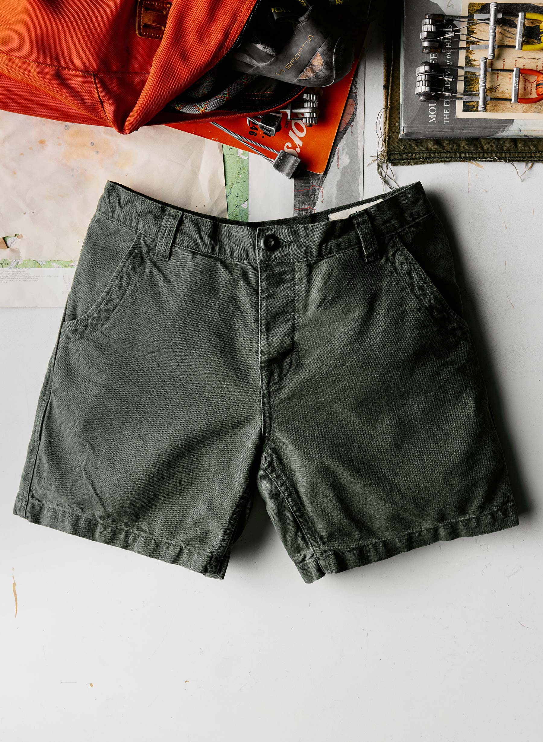 the mountain short in slate green - Image 4