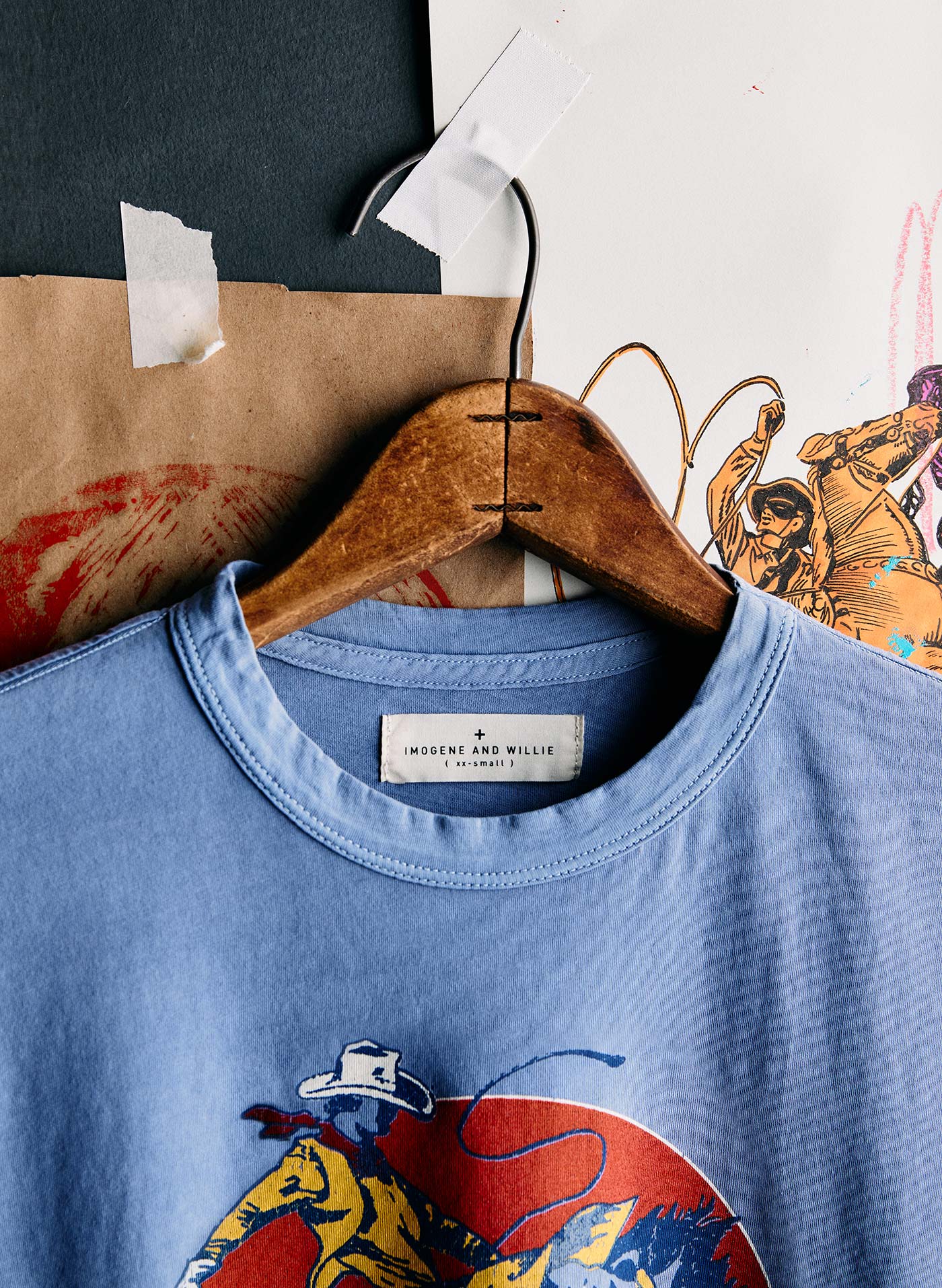 the "next time" tee in blue - Image 5