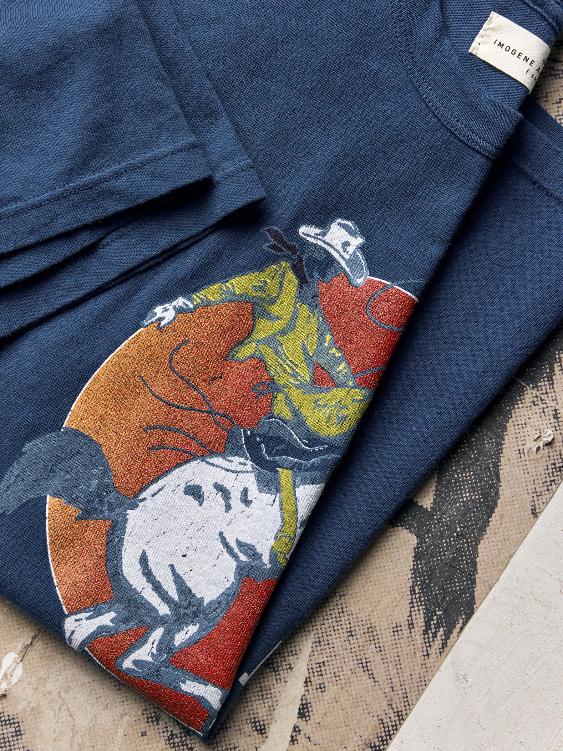 the "next time" tee in faded navy - Image 4