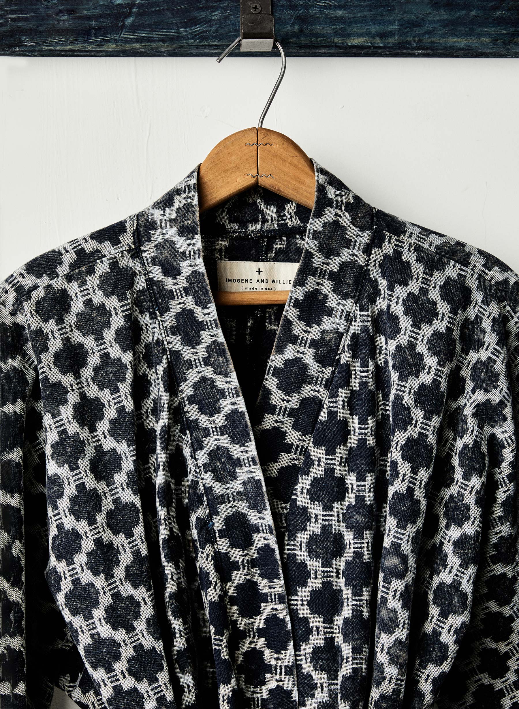 the ojai robe in indigo kiji - Image 8