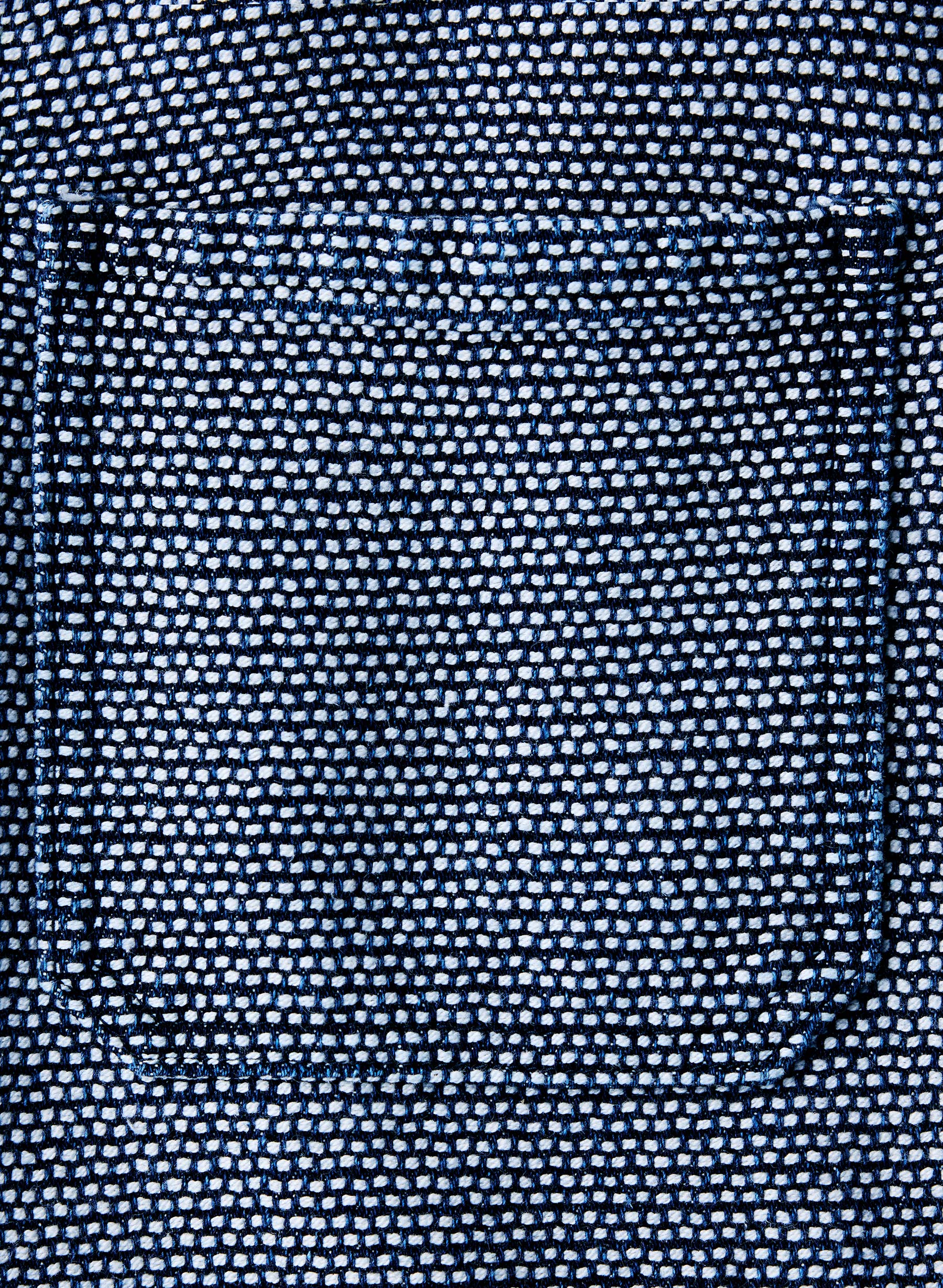 the painters coat in indigo cream sashiko - Image 8