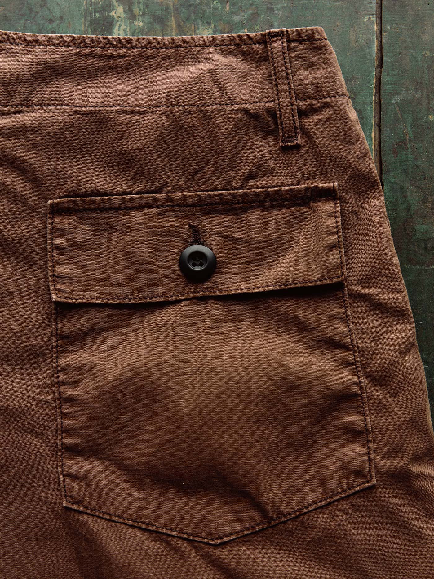 the ripstop fatigue short in brown - Image 8