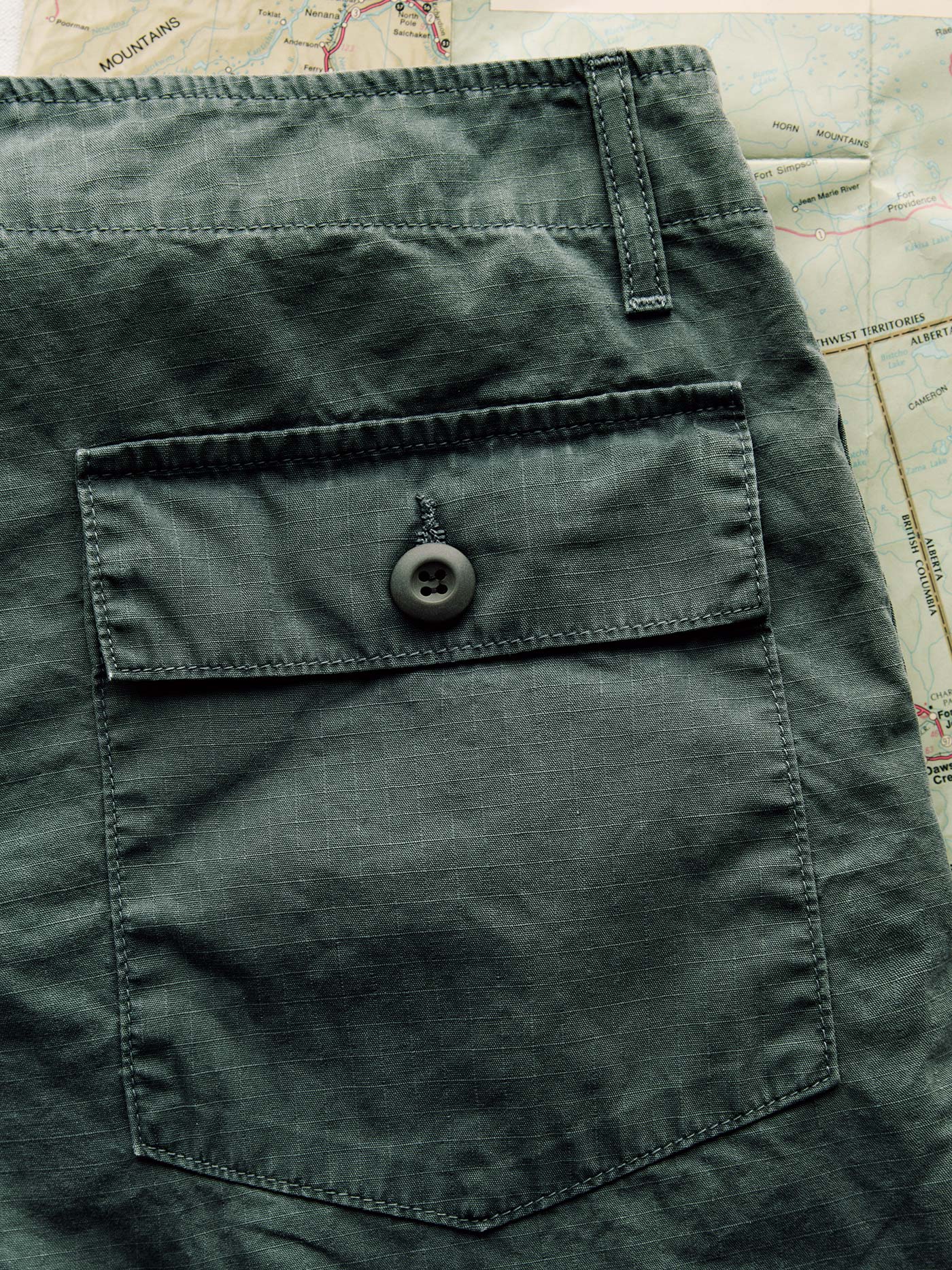 the ripstop fatigue short in slate - Image 6