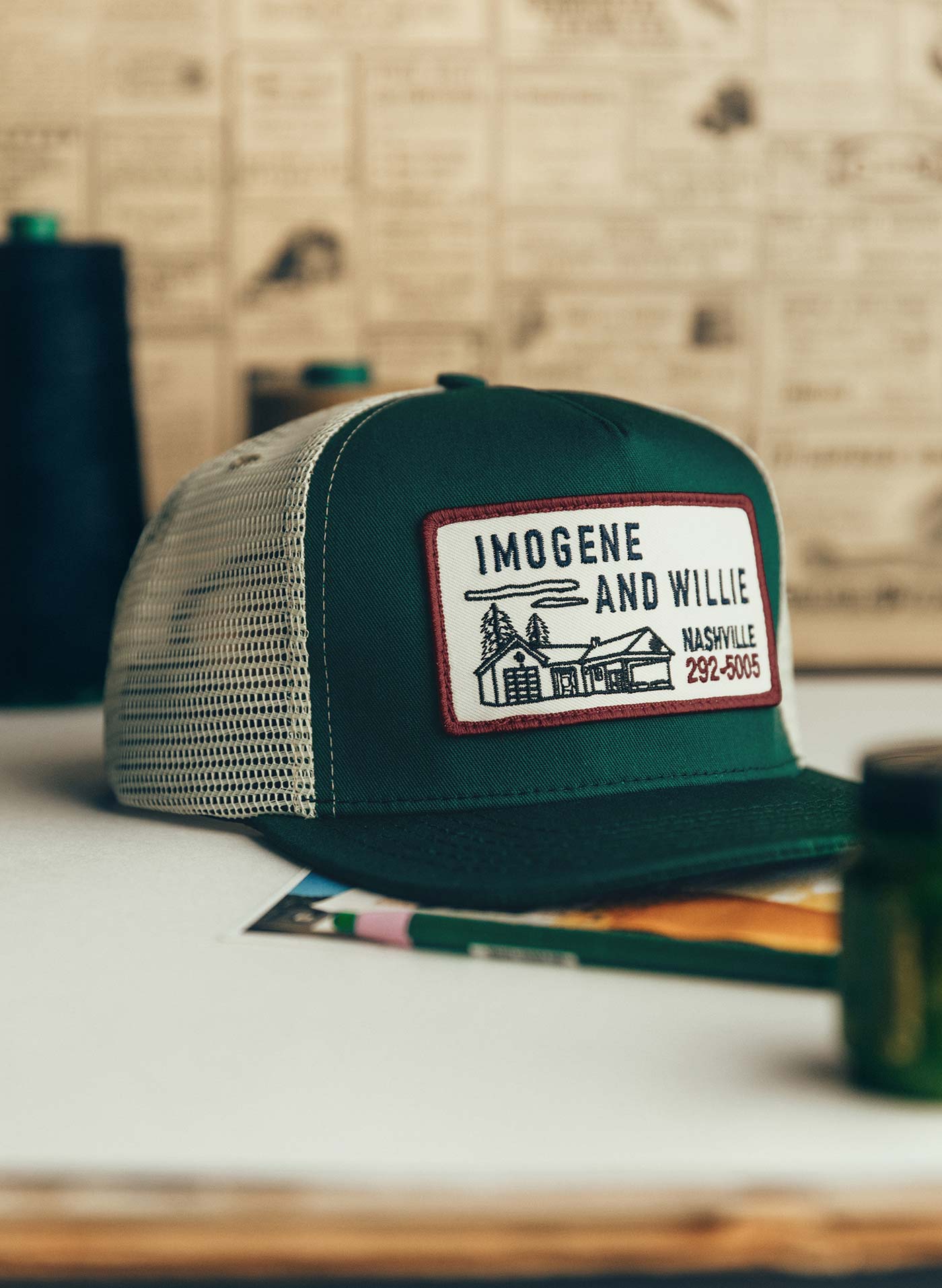 the "service station" trucker in green - Image 2