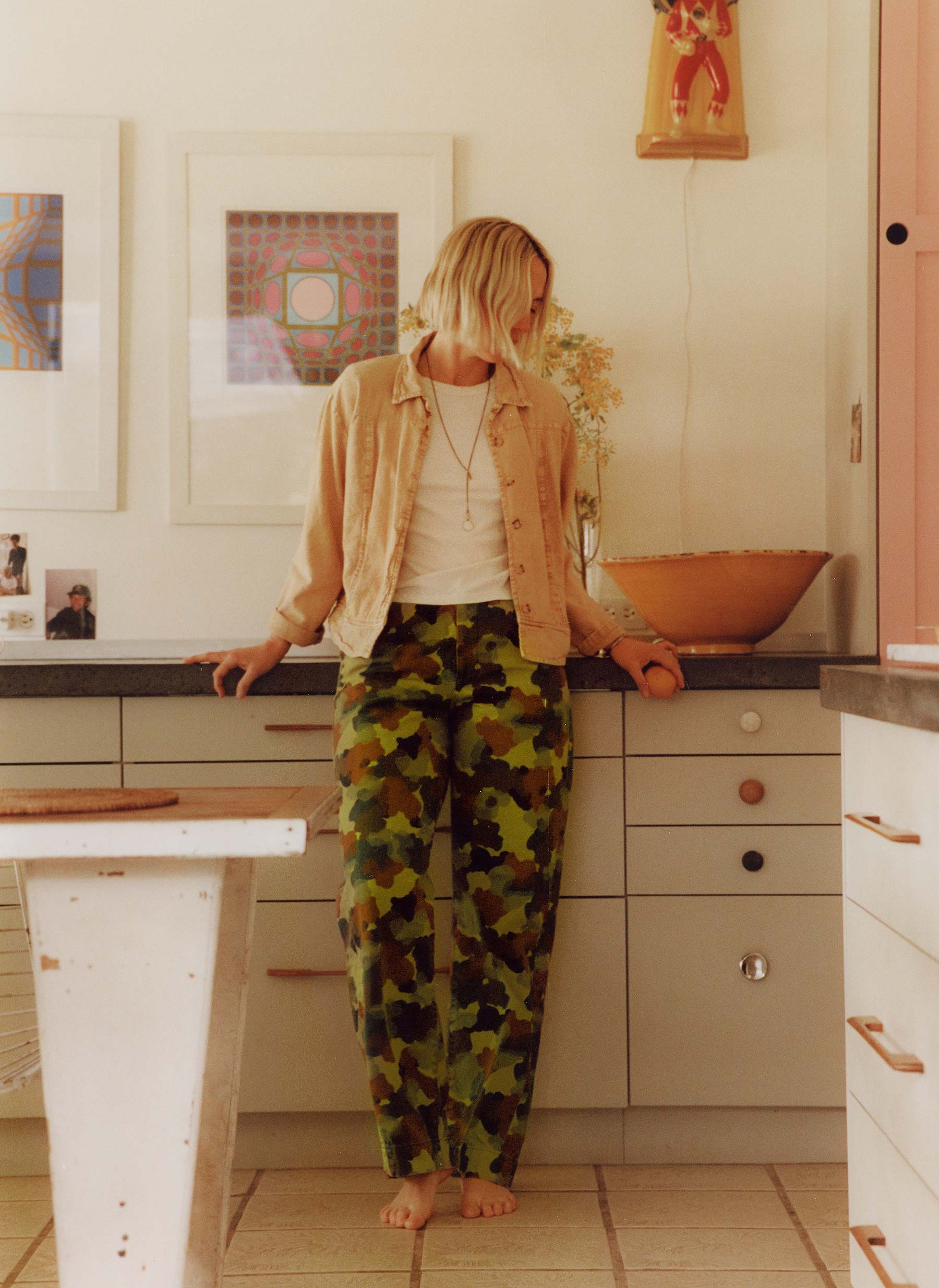the sonora painted camo trouser - Image 4