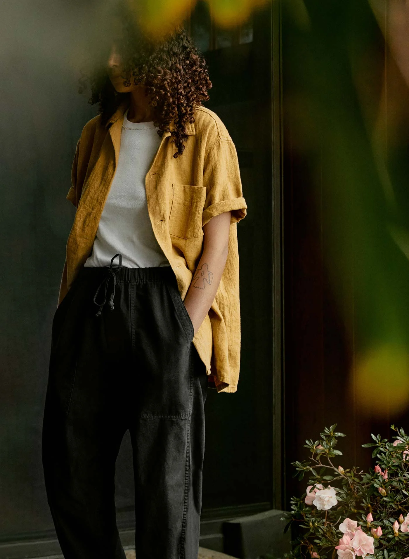 the ventura chore pant in faded black - Image 7