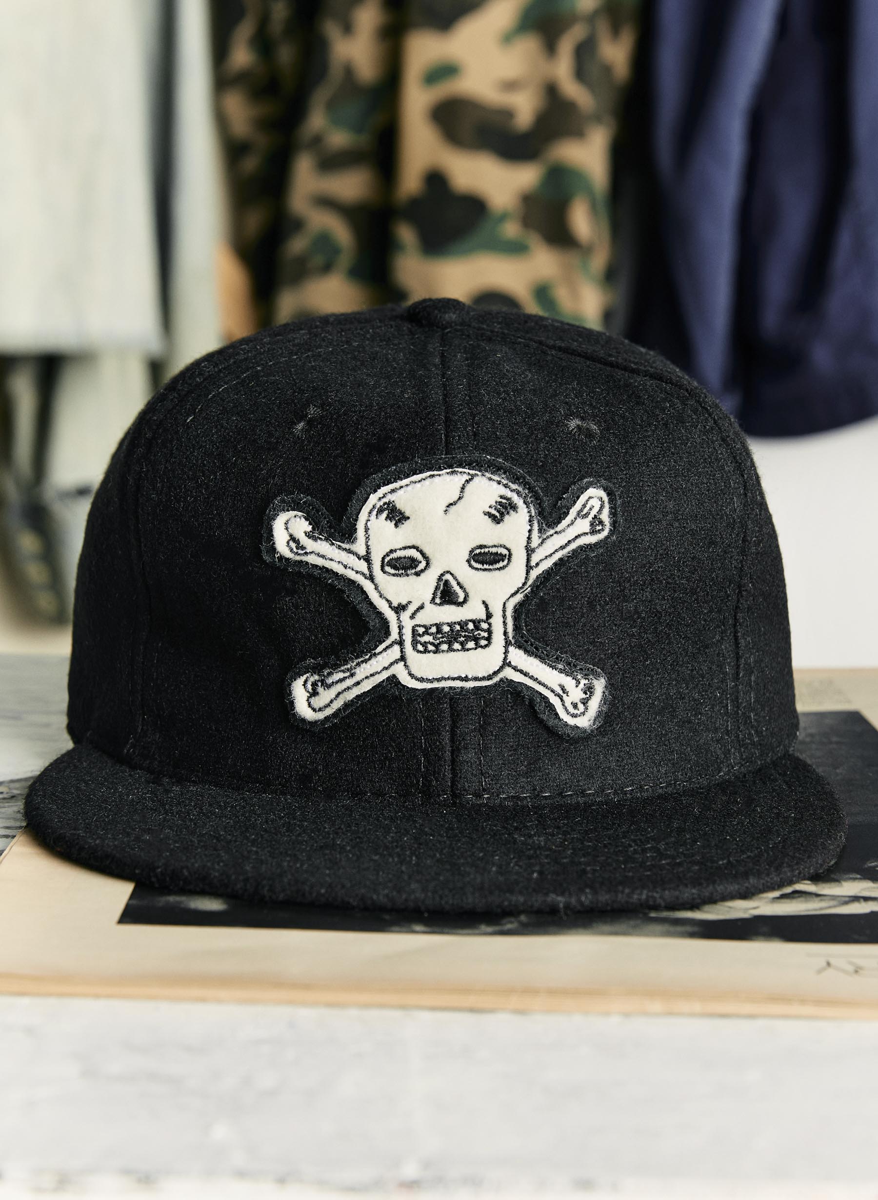 the wool "hellcats" cap in black - Image 3
