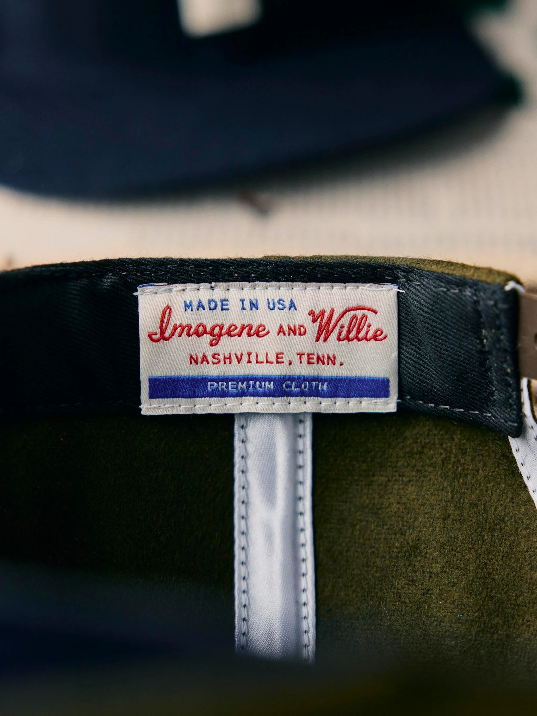 the wool "hellcats" cap in olive - Image 4