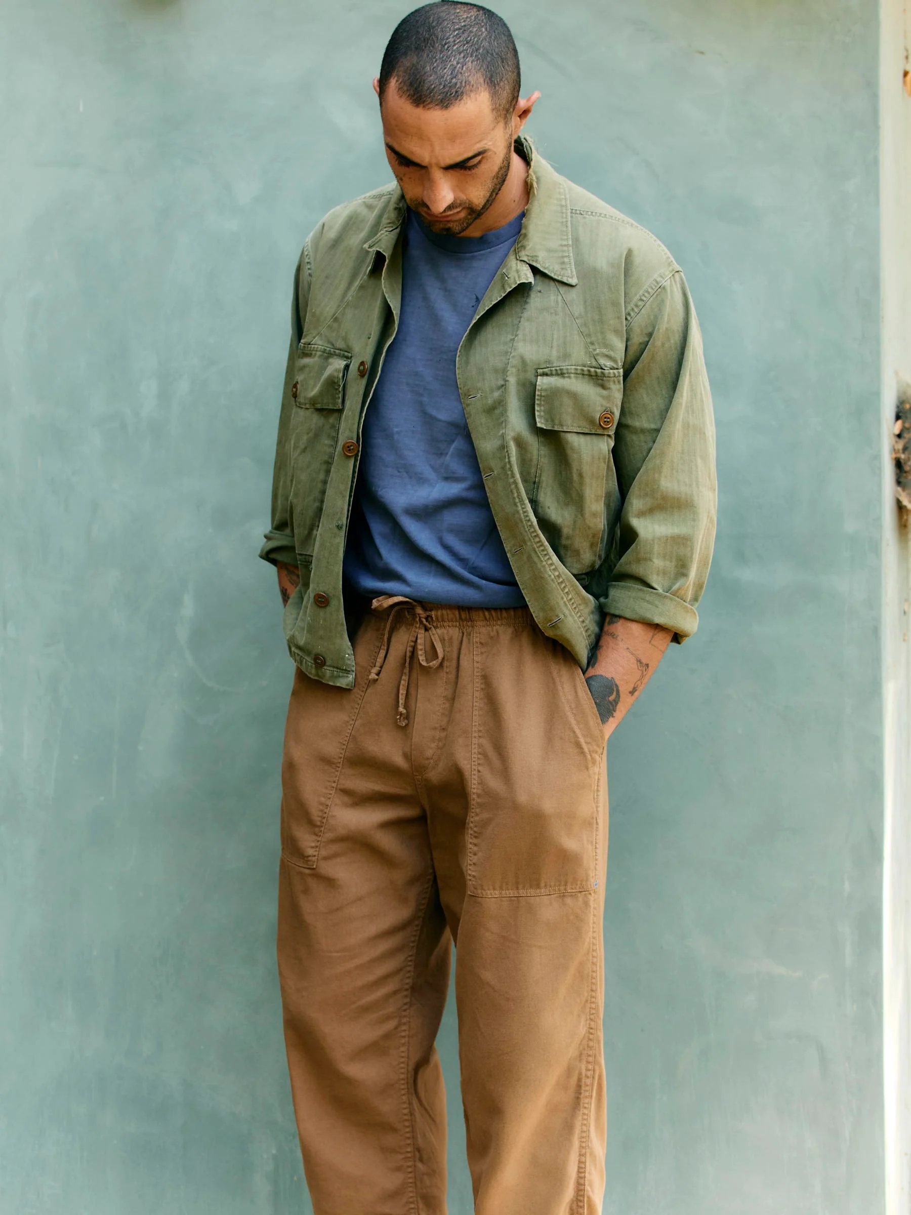 ventura chore pant in field tan - Image 7