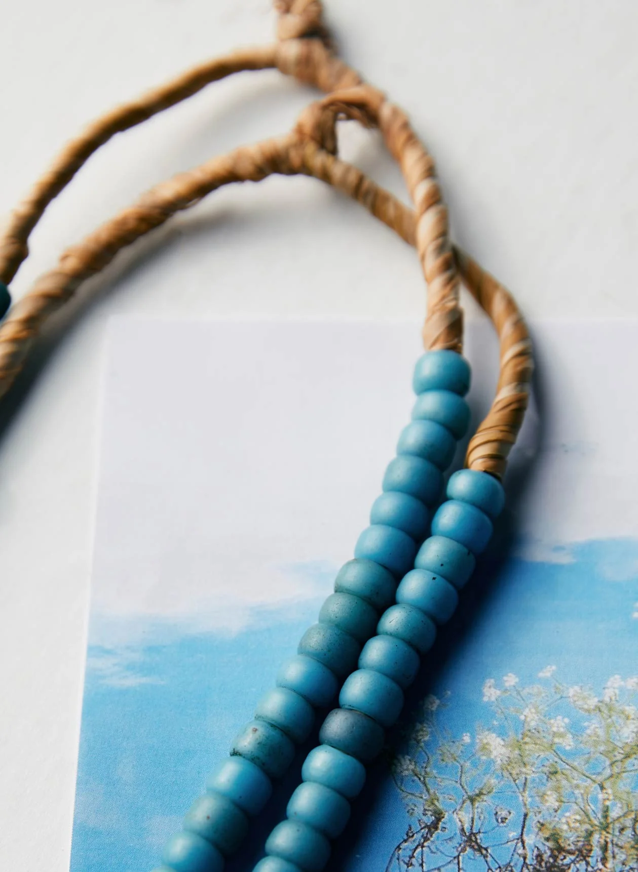 vintage aqua paderes necklace - Image 3