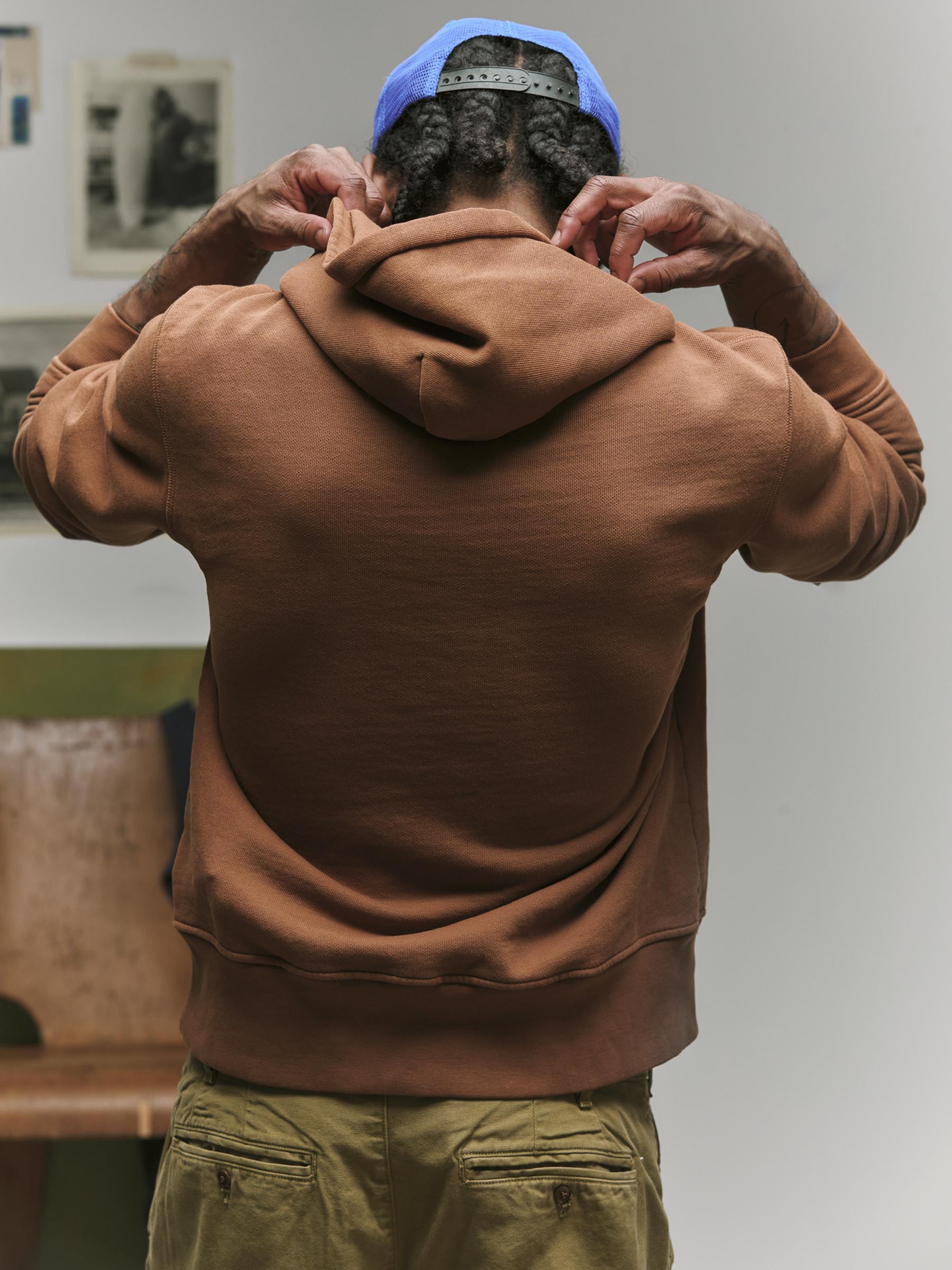 davenport hoodie in brown - Image 4
