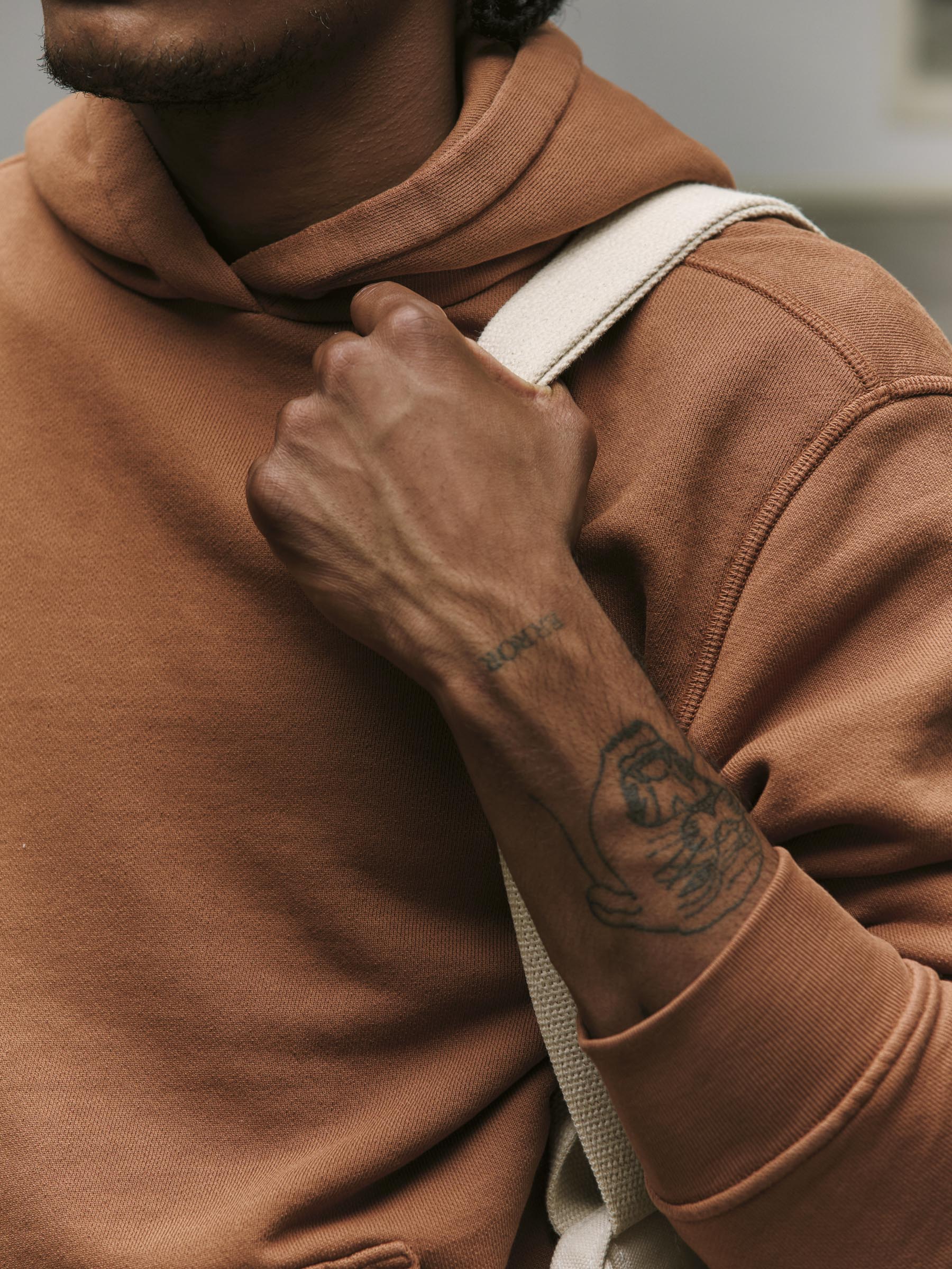 davenport hoodie in brown - Image 6
