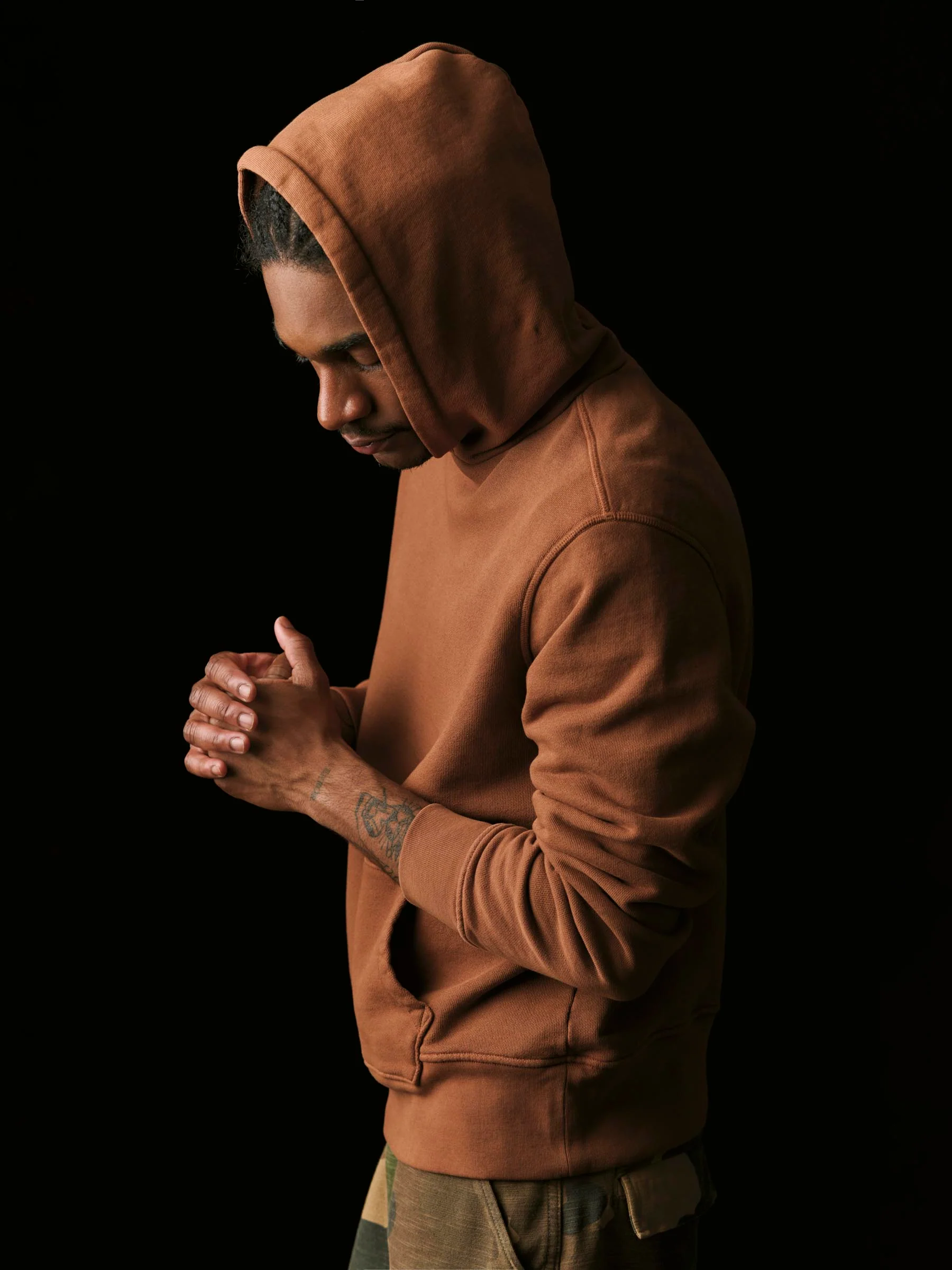 davenport hoodie in brown - Image 8