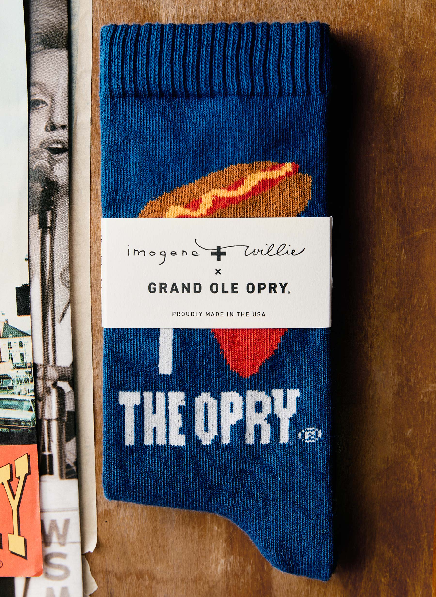 the i+w x opry "hot dog" sock - Image 2