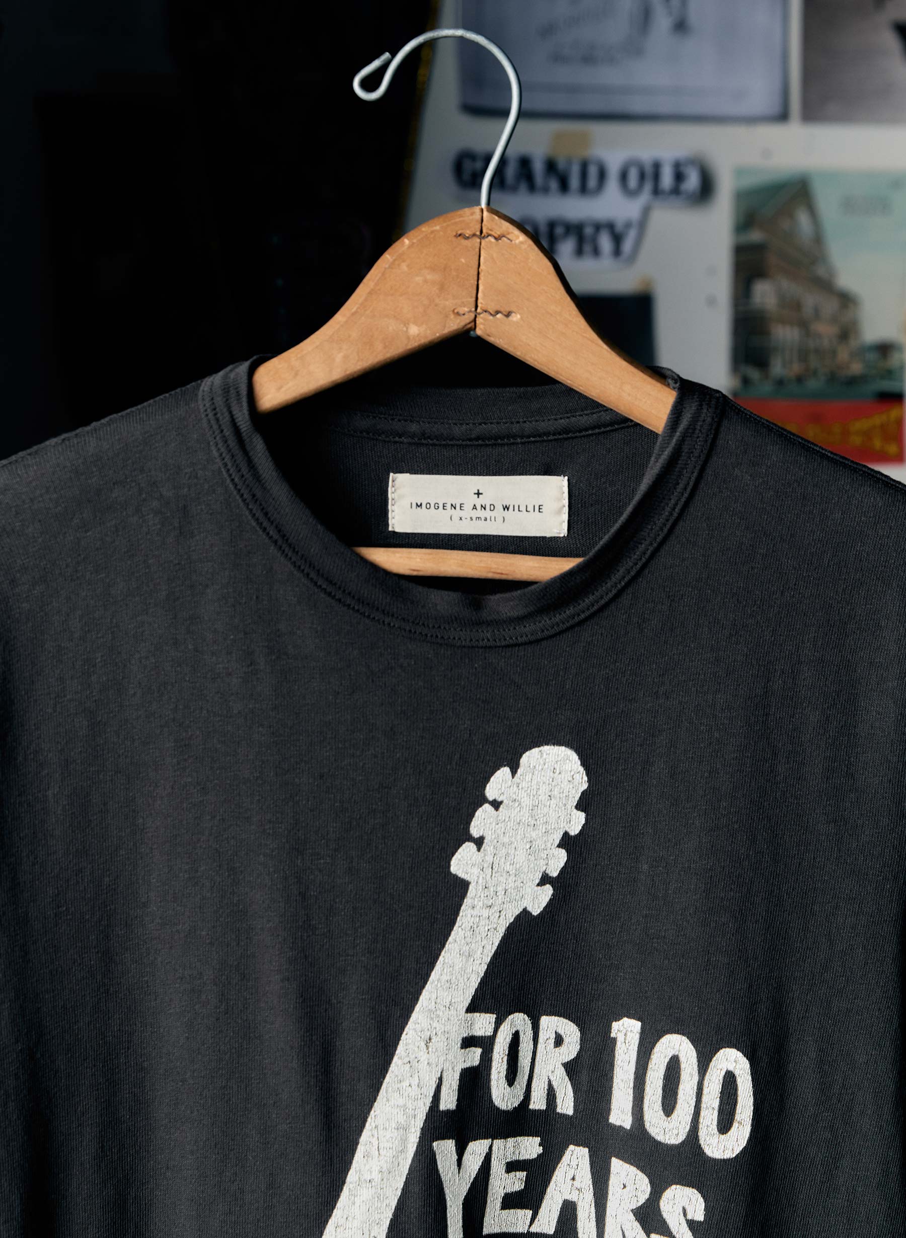 the i+w x opry "thanks" tee in black - Image 4