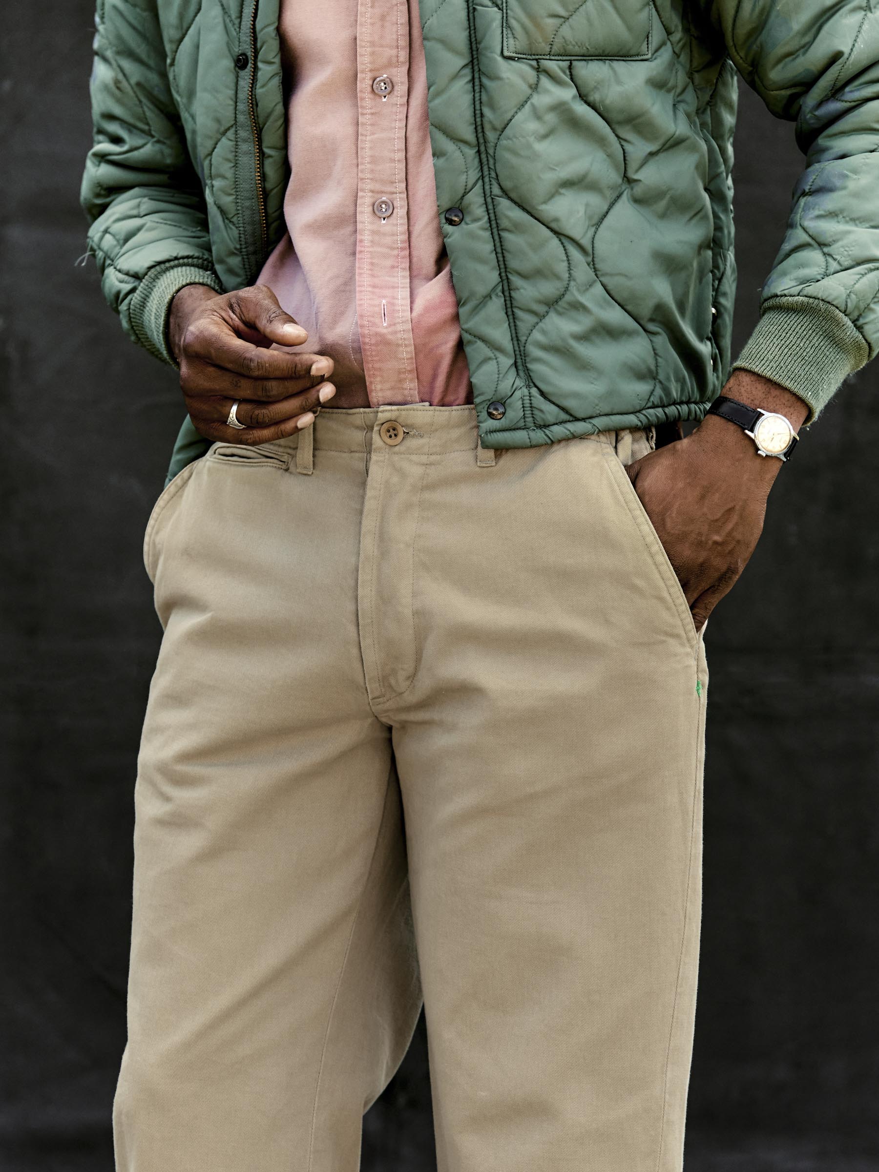 wilkison trouser in field tan - Image 3